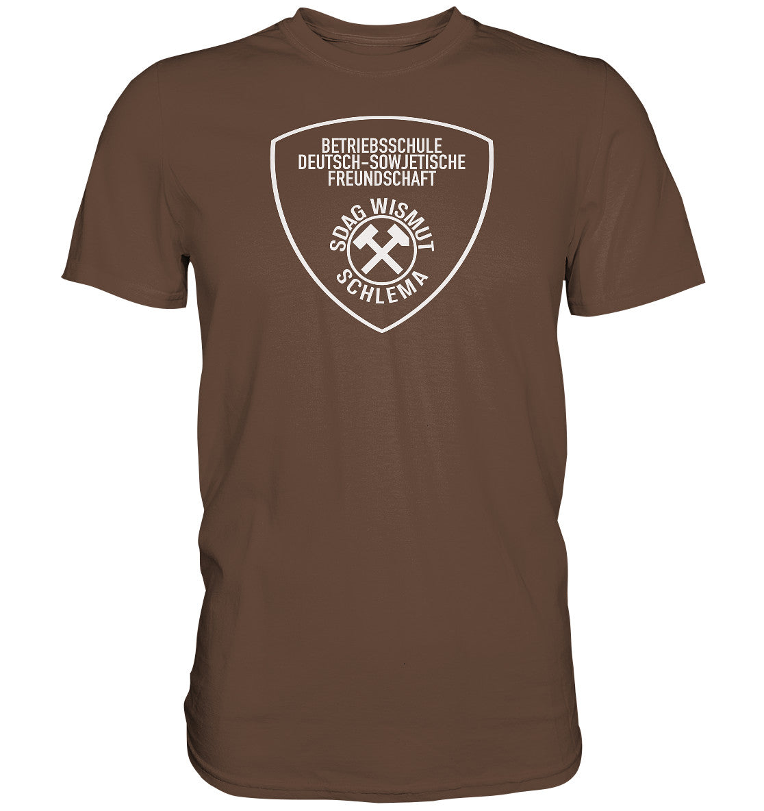 DDR Ostalgie Shirt Unisex • BETRIEBSSCHULE DSF - SDAG WISMUT