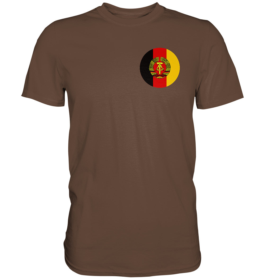 DDR Ostalgie Shirt Unisex • NVA - BRUST BADGE