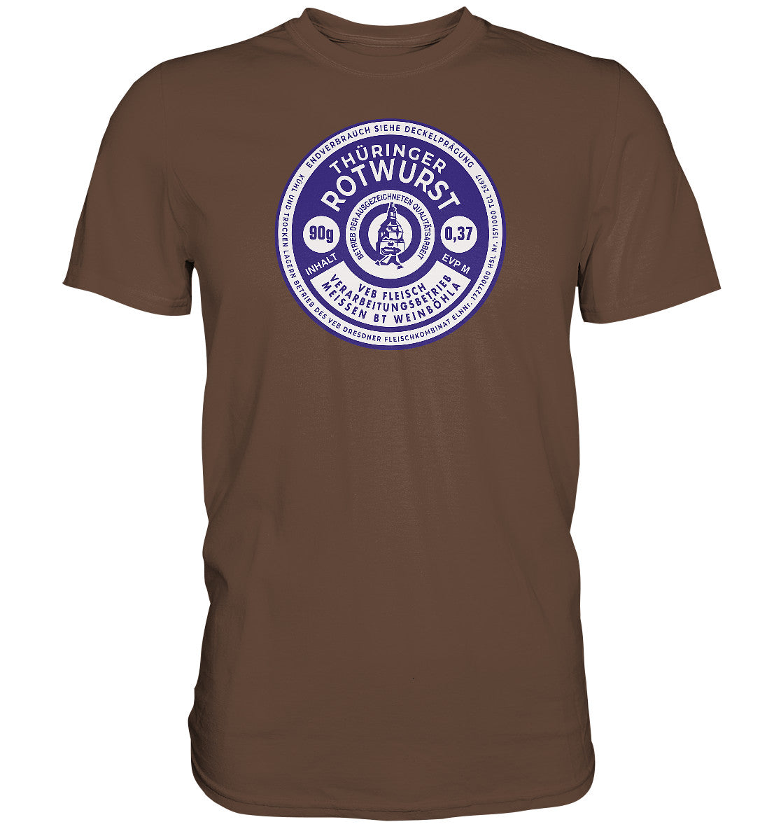 DDR Ostalgie Shirt Unisex • THÜRINGER ROTWURST KONSERVE
