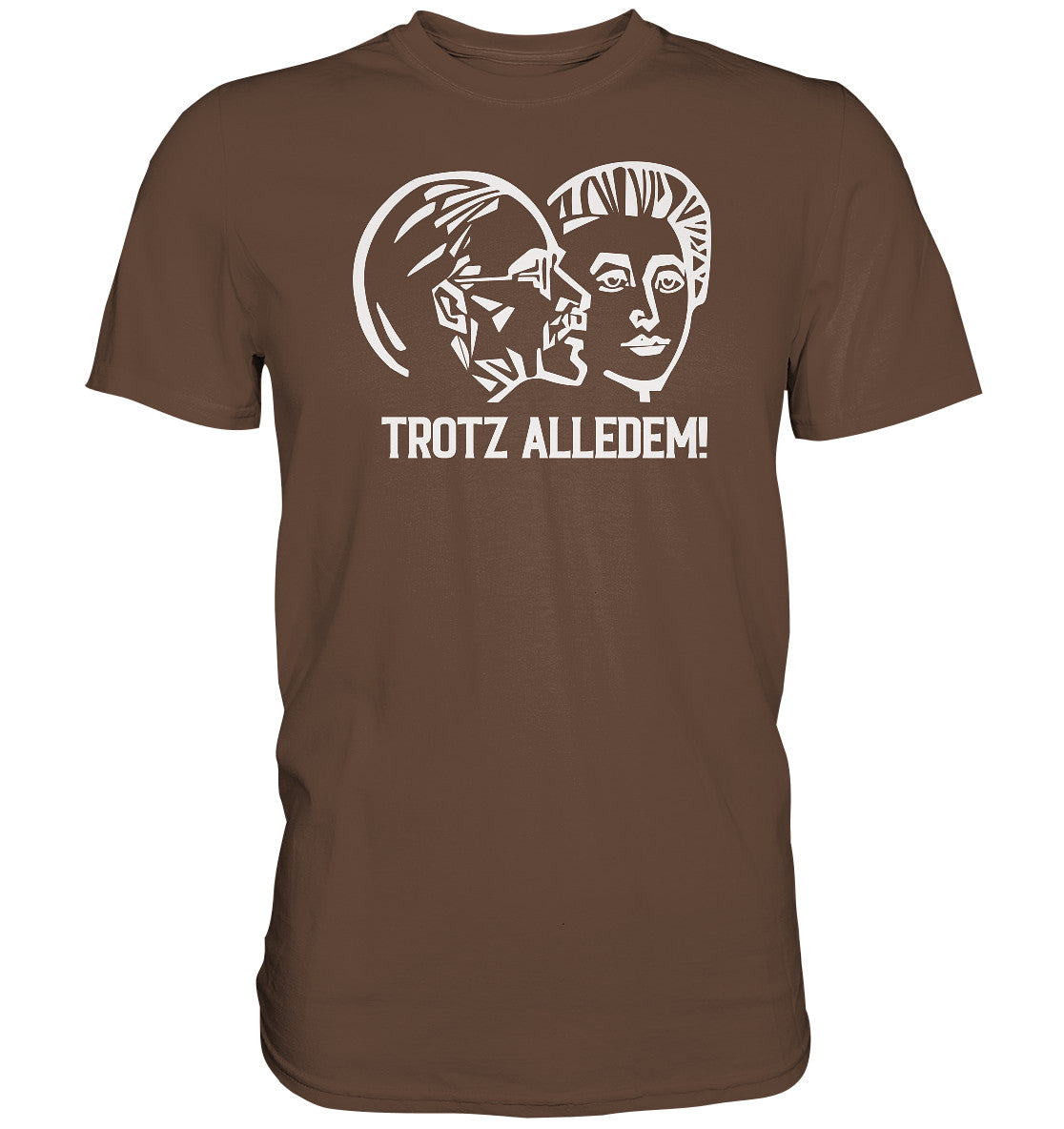 DDR Ostalgie Shirt Unisex • DDR STAATSRATSGEBÄUDE - TROTZ ALLEDEM!