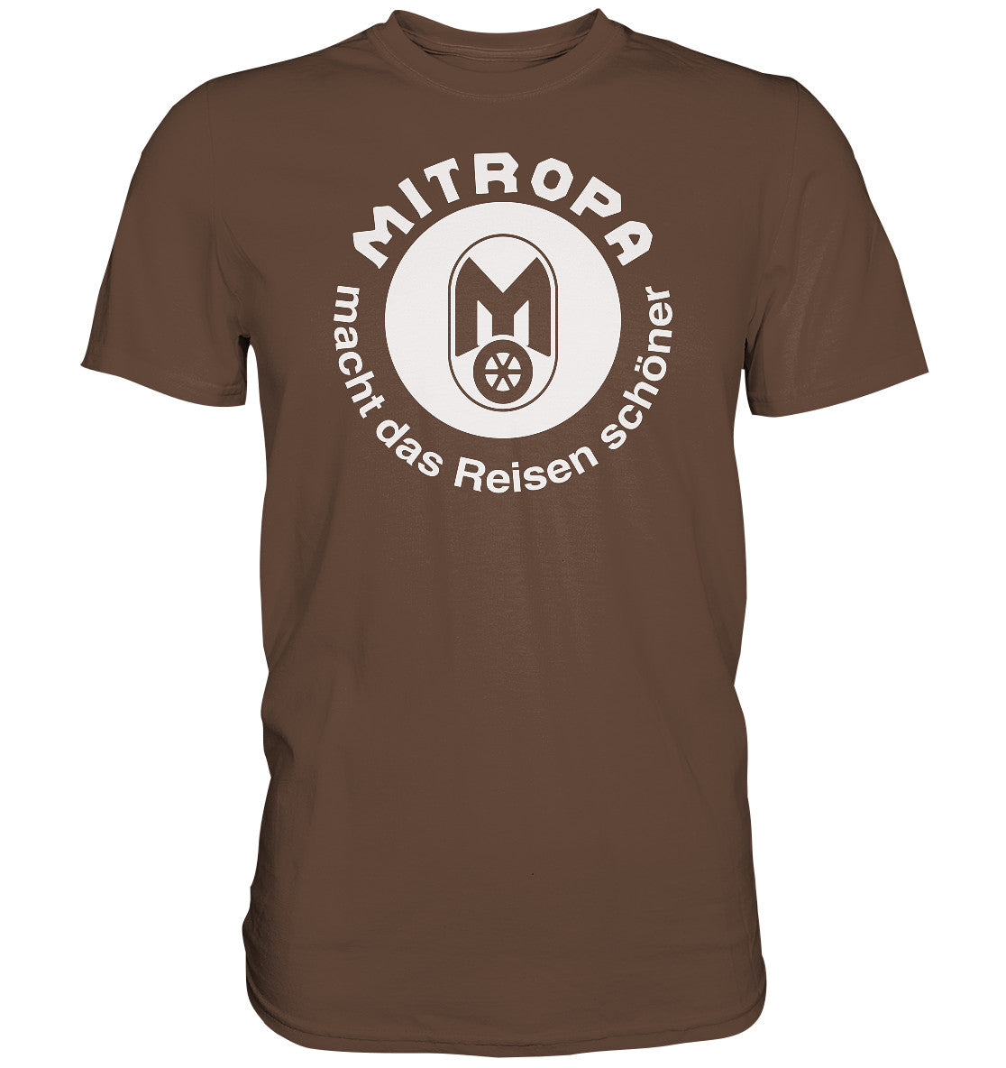 DDR Ostalgie Shirt Unisex • MITROPA MACHT DAS REISEN SCHÖNER - dunkel