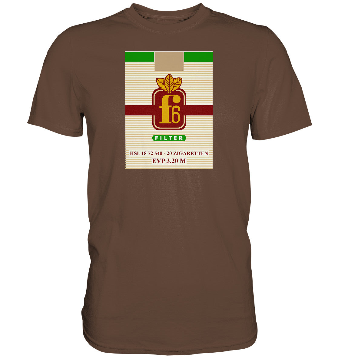 DDR Ostalgie Shirt Unisex • F6 FILTER ZIGARETTEN