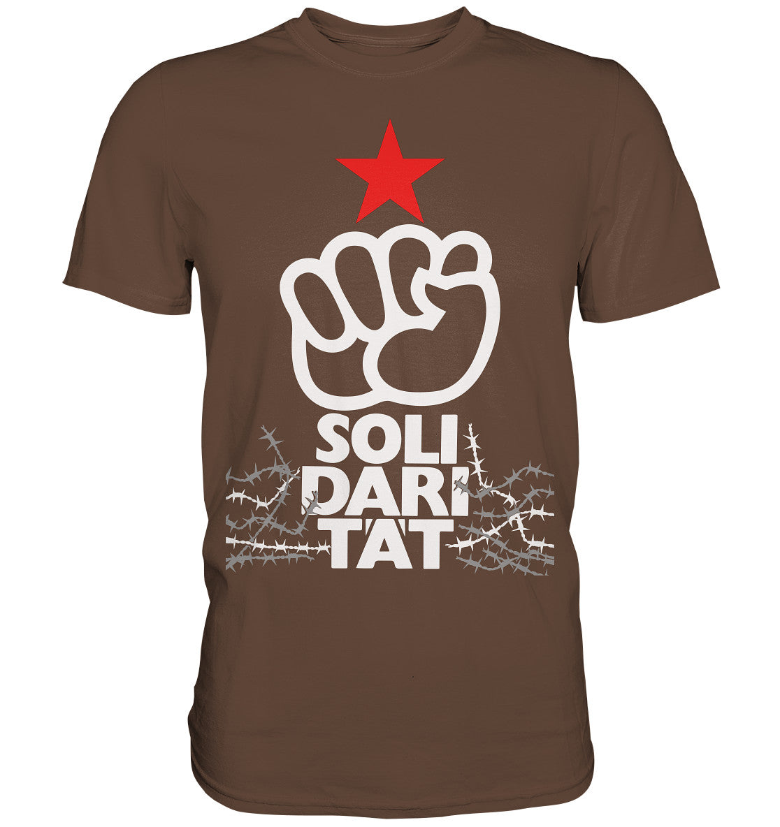 DDR Ostalgie Shirt Unisex • INTERNATIONALE SOLIDARITÄT