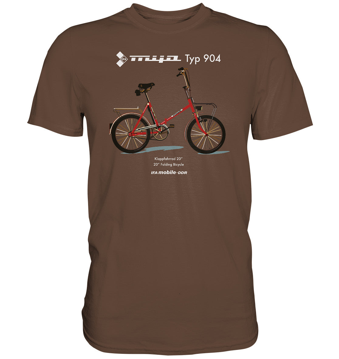 DDR Ostalgie Shirt Unisex • MIFA KLAPPRAD TYP 904 - ORIGINAL WERBUNG – KOSMONAUT