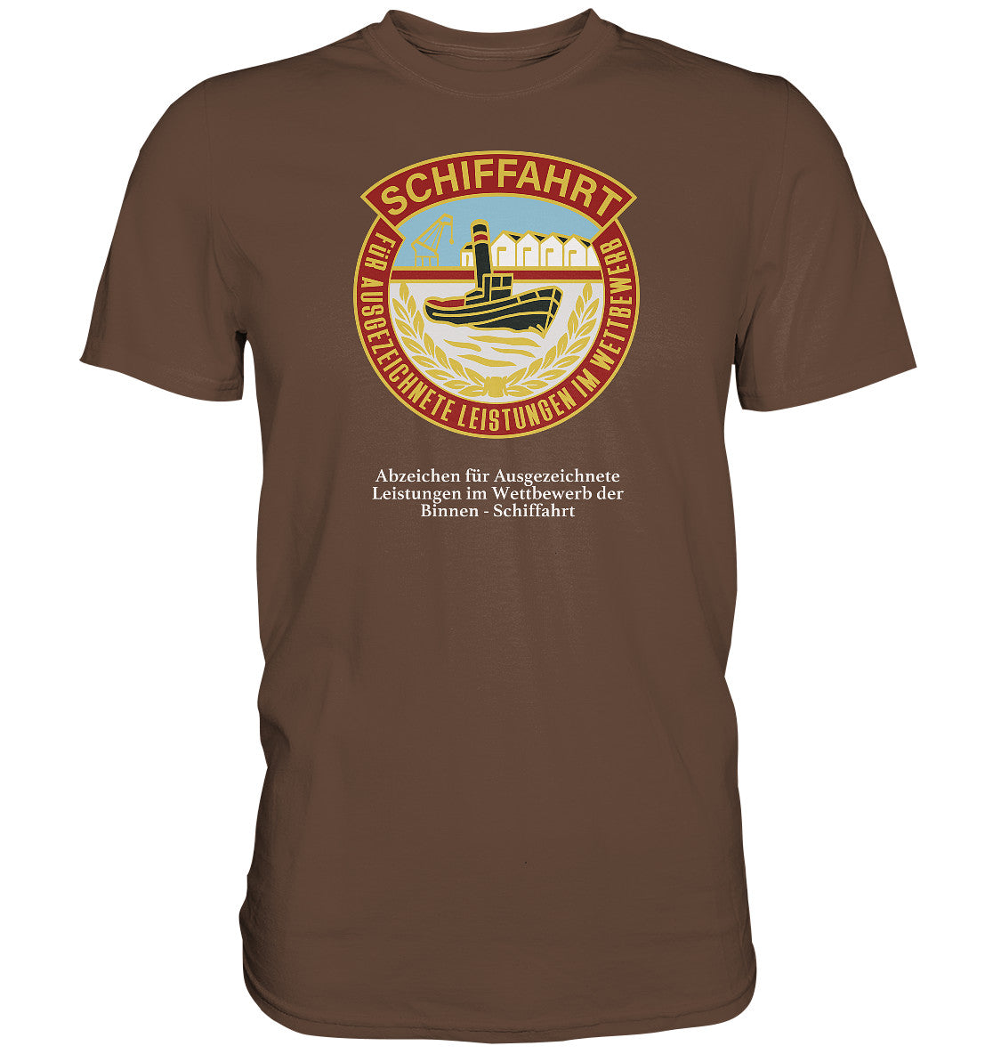 PREMIUM SHIRT UNISEX • BINNEN-SCHIFFAHRT - ABZEICHEN FÜR AUSGEZEICHNETE LEISTUNGEN