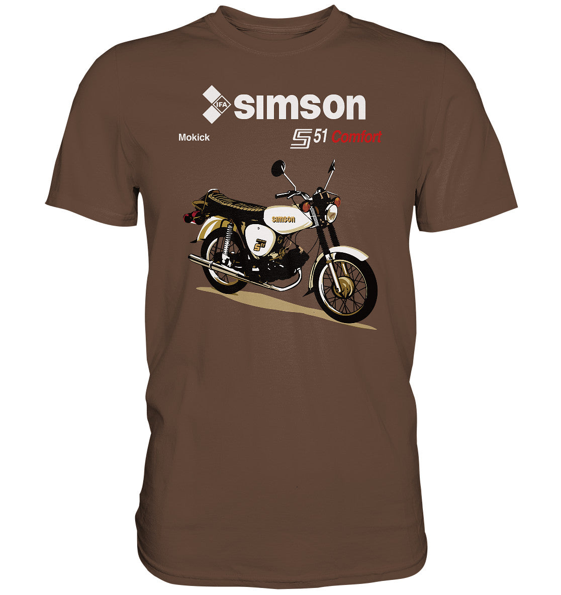 DDR Ostalgie Shirt Unisex • SIMSON COMFORT - ORIGINAL PROSPEKT