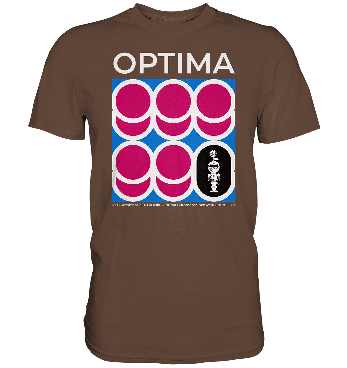 DDR Ostalgie Shirt Unisex • OPTIMA KOMBINAT ZENTRONIK ERFURT