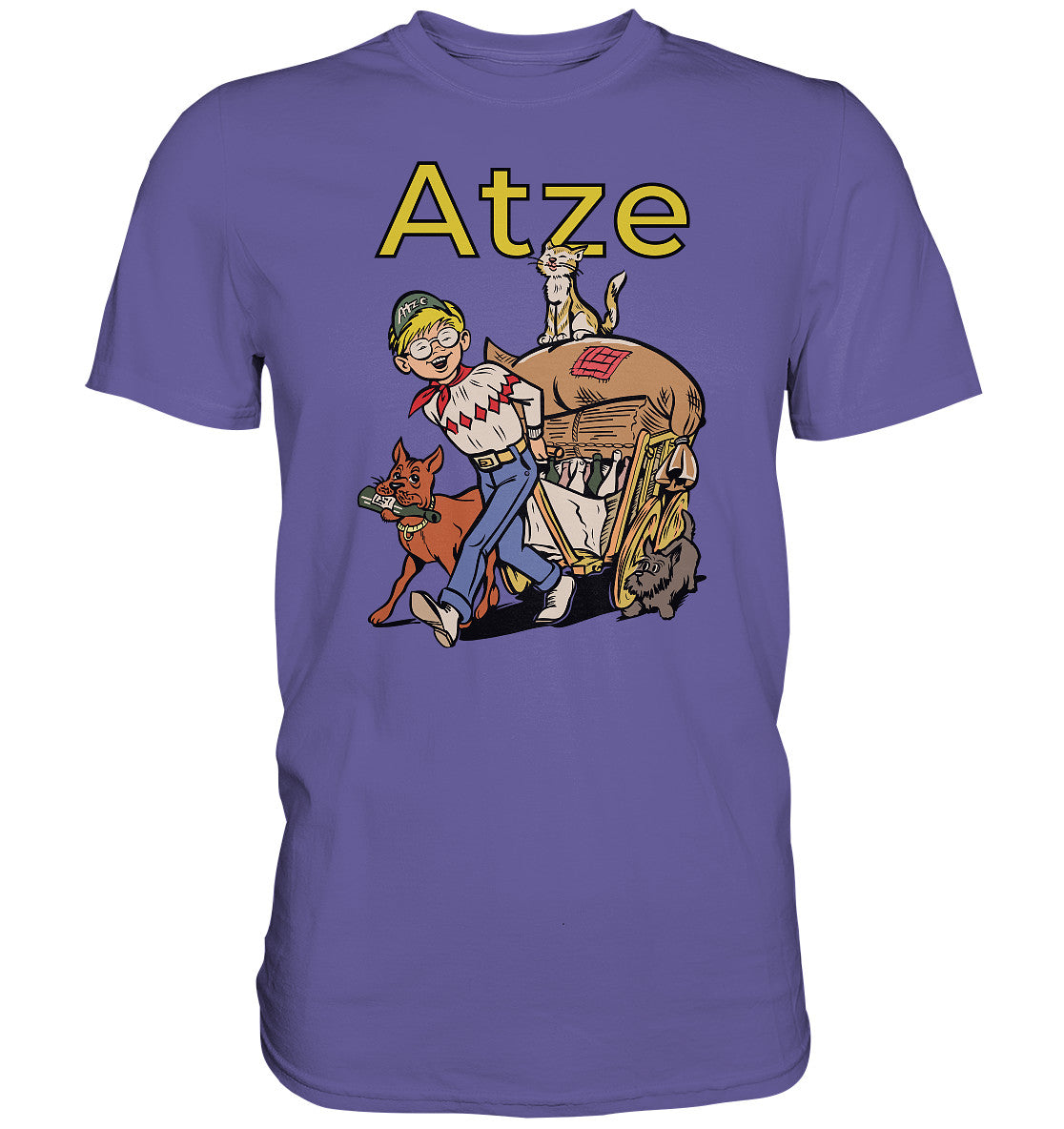 DDR Ostalgie Shirt Unisex • ATZE - TITEL ALTSTOFFE