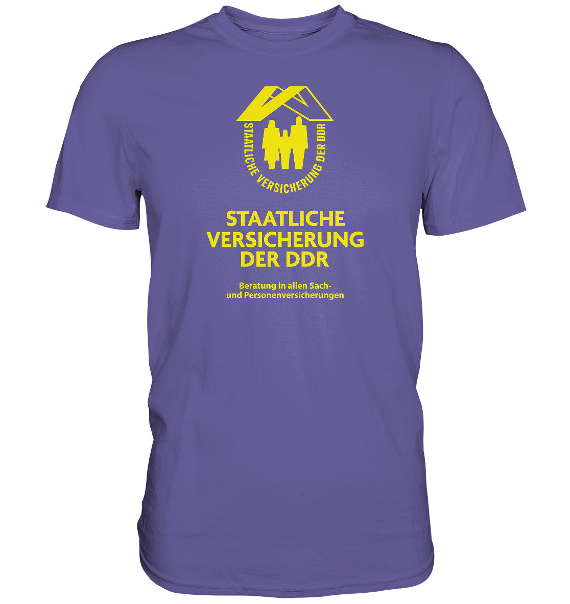DDR Ostalgie Shirt Unisex • STAATLICHE VERSICHERUNG DER DDR
