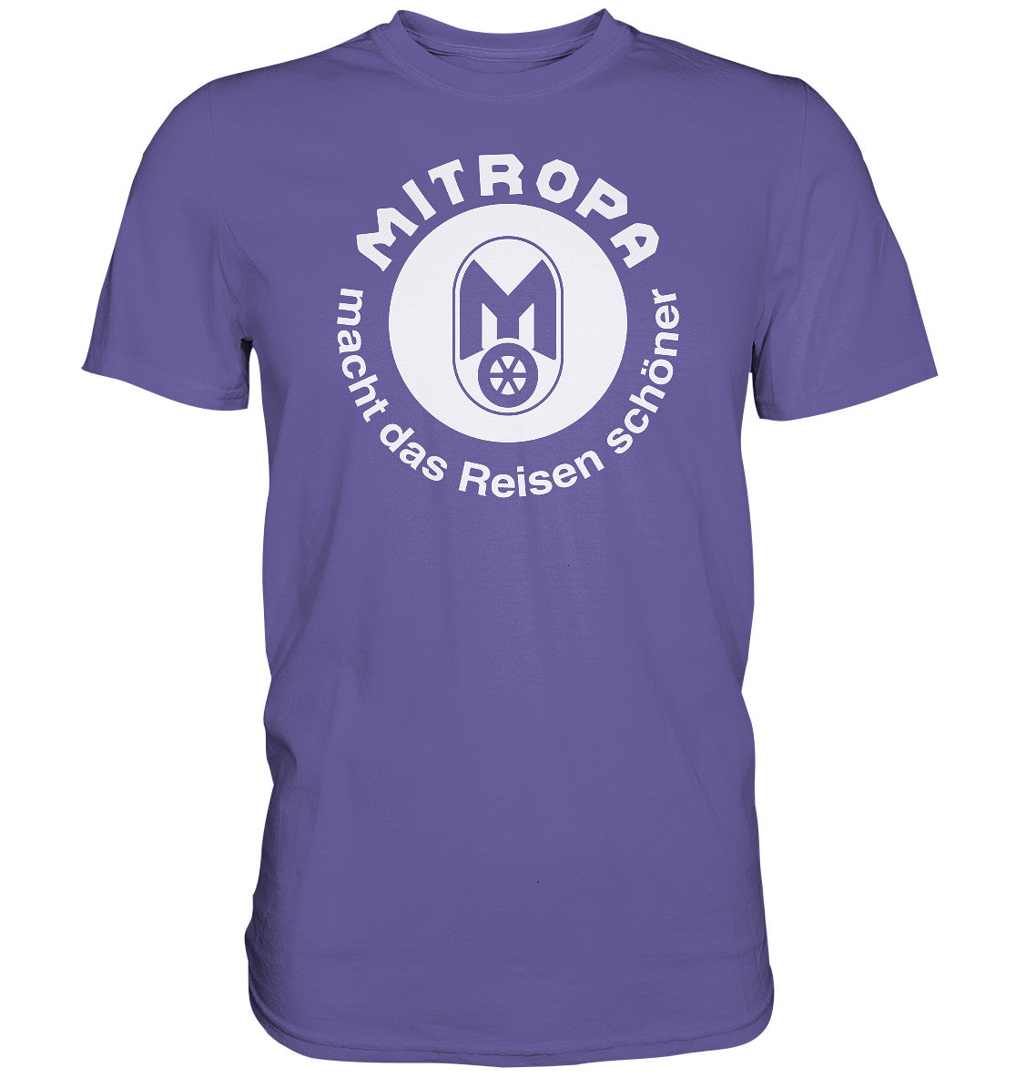 DDR Ostalgie Shirt Unisex • MITROPA MACHT DAS REISEN SCHÖNER - dunkel