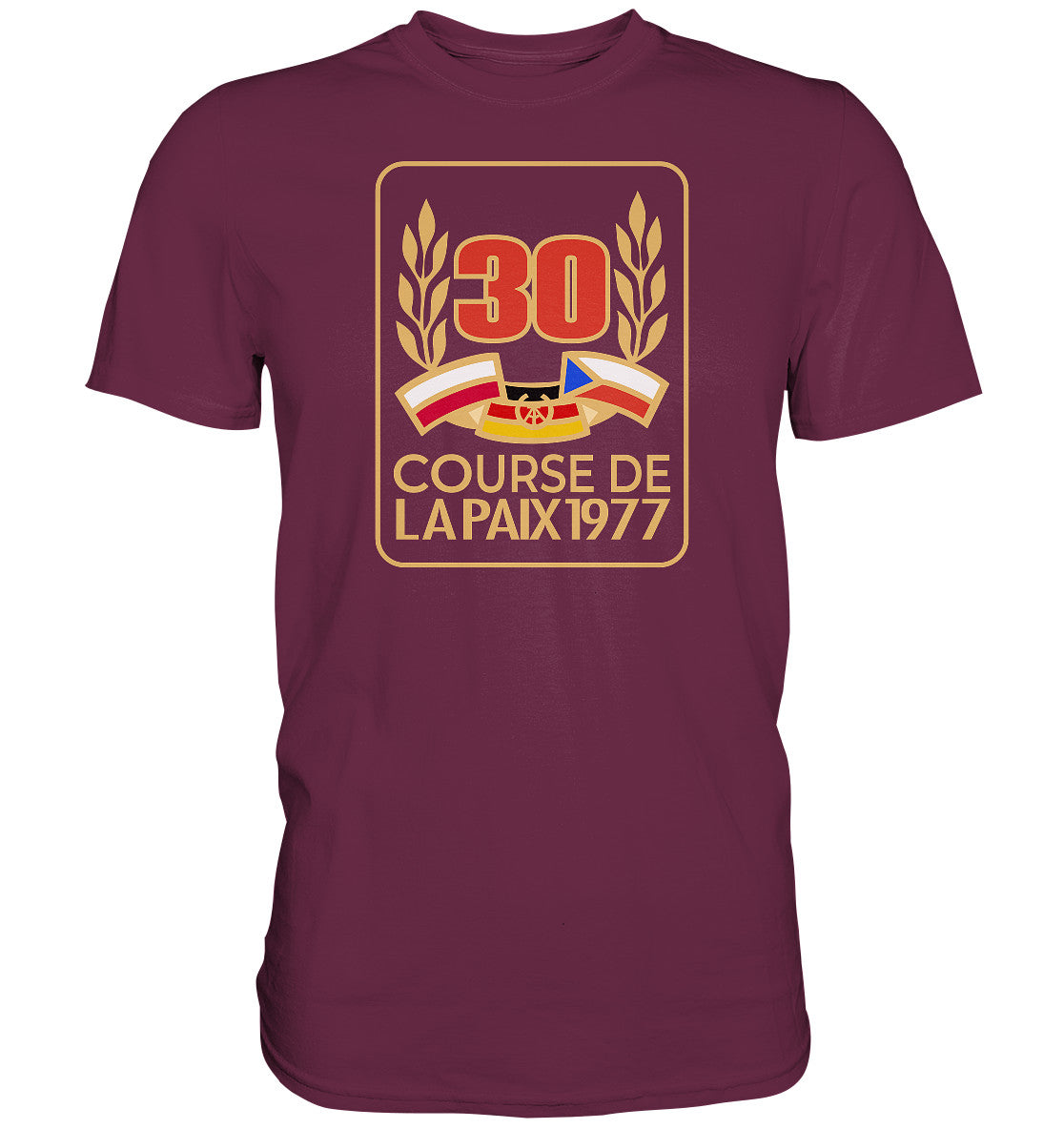 DDR Ostalgie Shirt Unisex • FRIEDENSFAHRT 1977