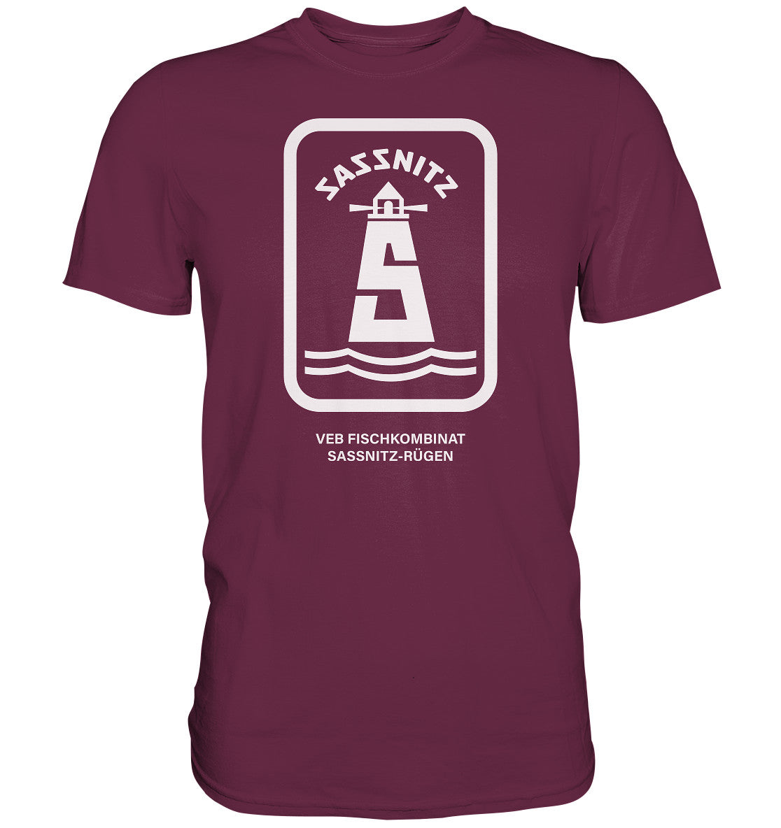 DDR Ostalgie Shirt Unisex • VEB FISCHKOMBINAT SASSNITZ-RÜGEN