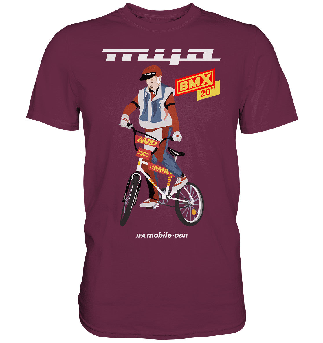 DDR Ostalgie Shirt Unisex • MIFA BMX - ORIGINAL WERBUNG