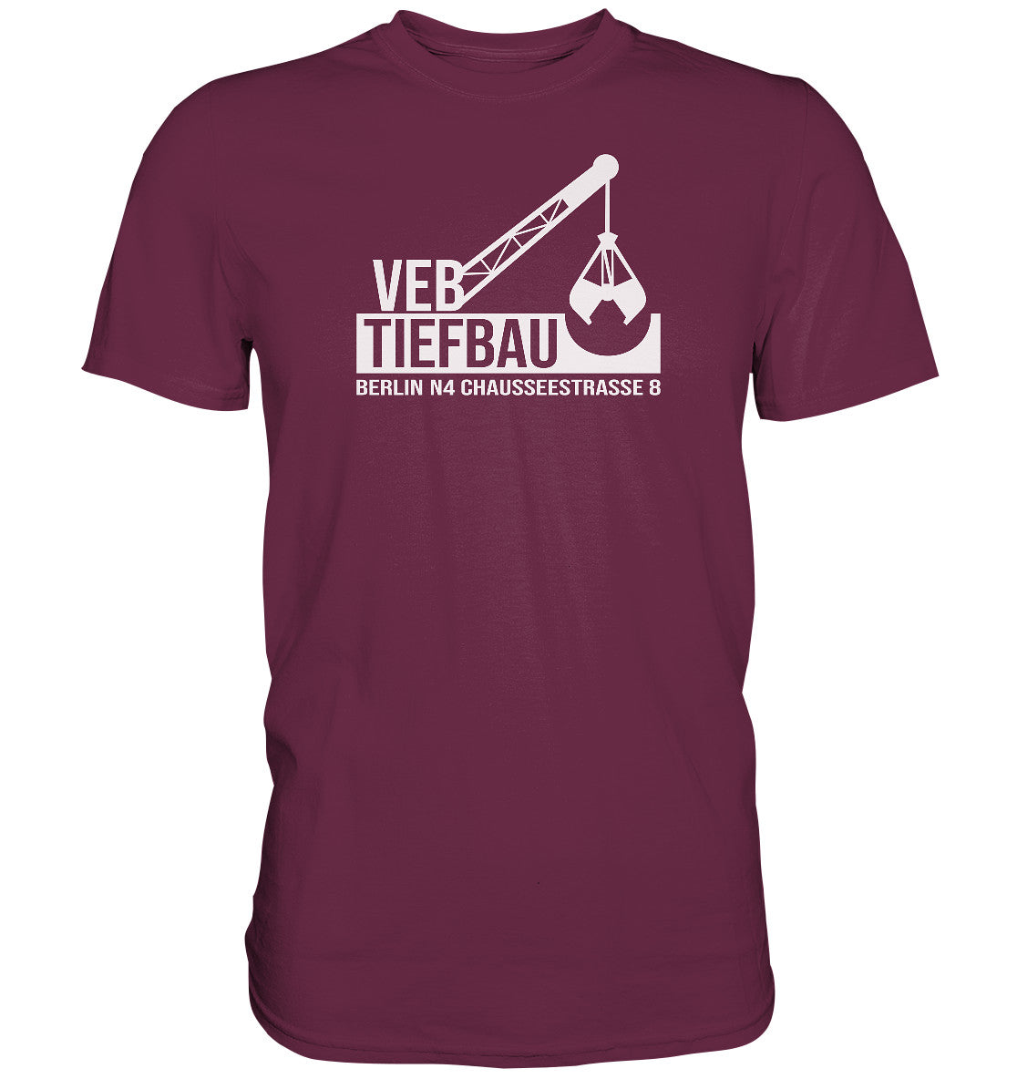 DDR Ostalgie Shirt Unisex • VEB TIEFBAU BERLIN