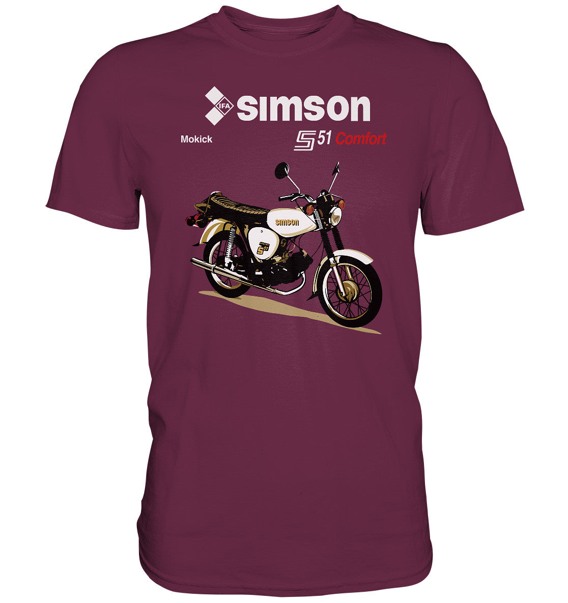 DDR Ostalgie Shirt Unisex • SIMSON COMFORT - ORIGINAL PROSPEKT