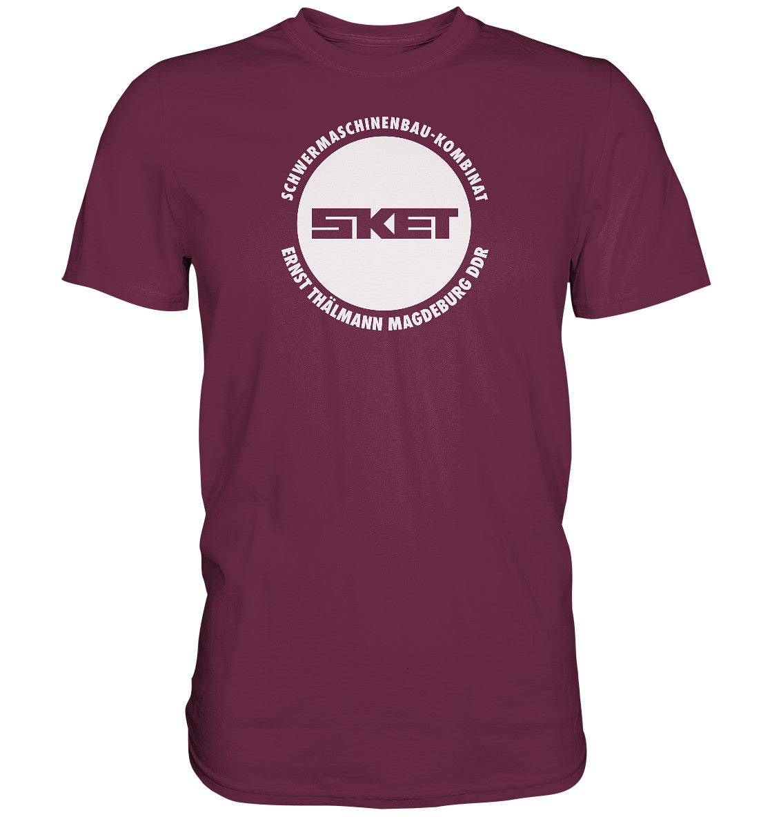 DDR Ostalgie Shirt Unisex • SKET ERNST THÄLMANN SCHWERMASCHINENKOMBINAT