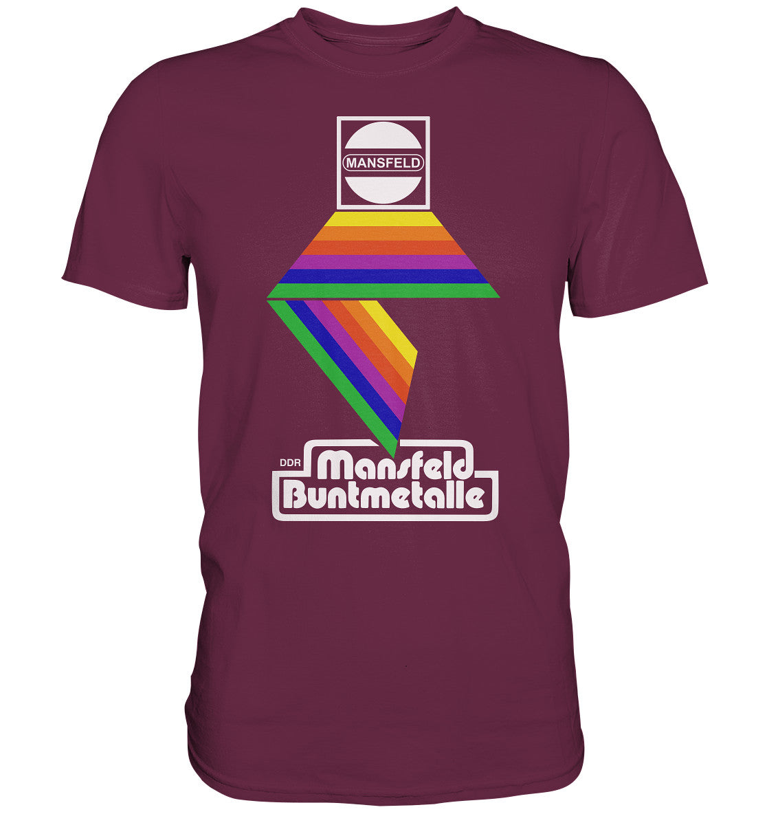 DDR Ostalgie Shirt Unisex • DDR MANSFELD BUNTMETALLE