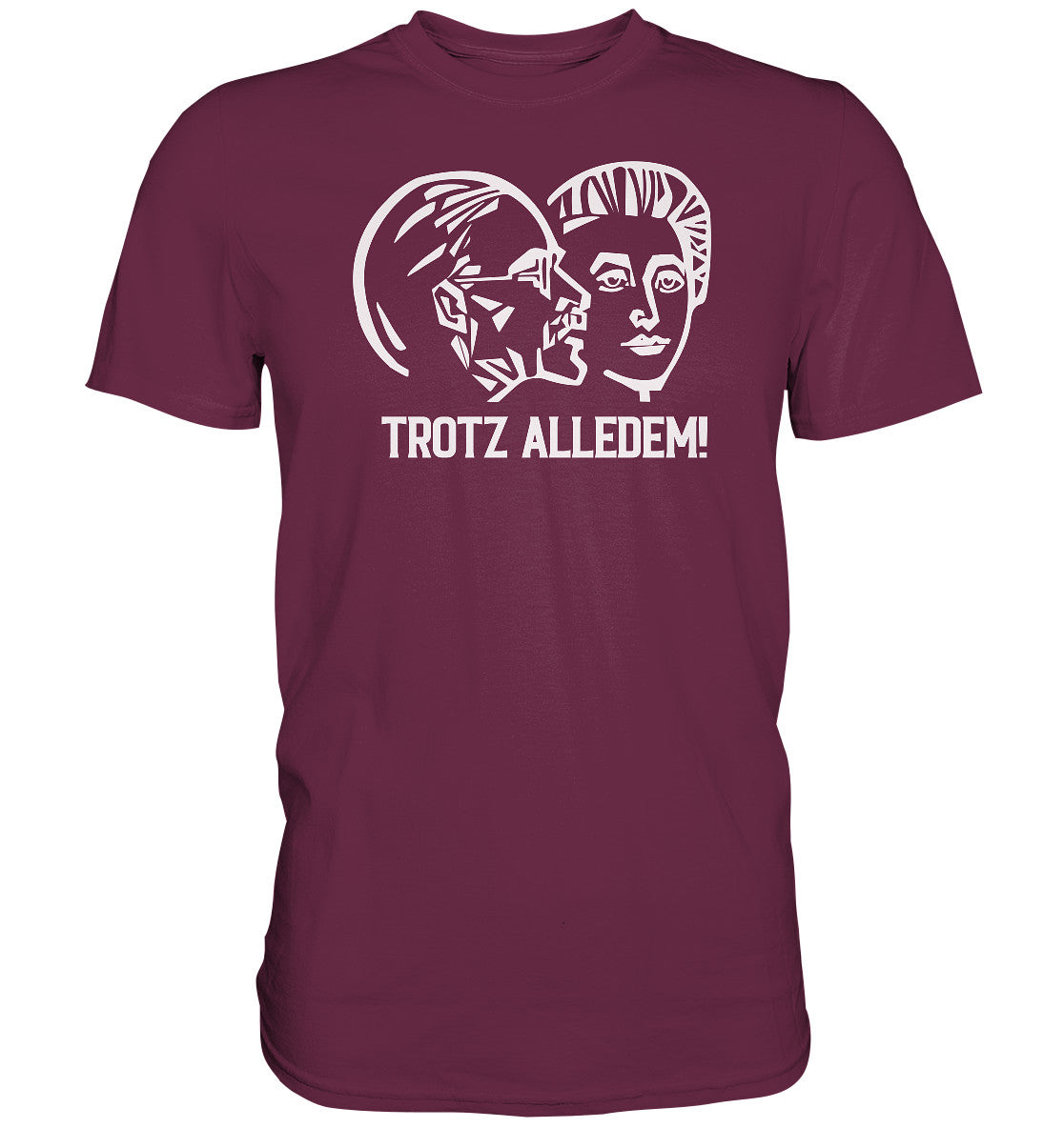 DDR Ostalgie Shirt Unisex • DDR STAATSRATSGEBÄUDE - TROTZ ALLEDEM!