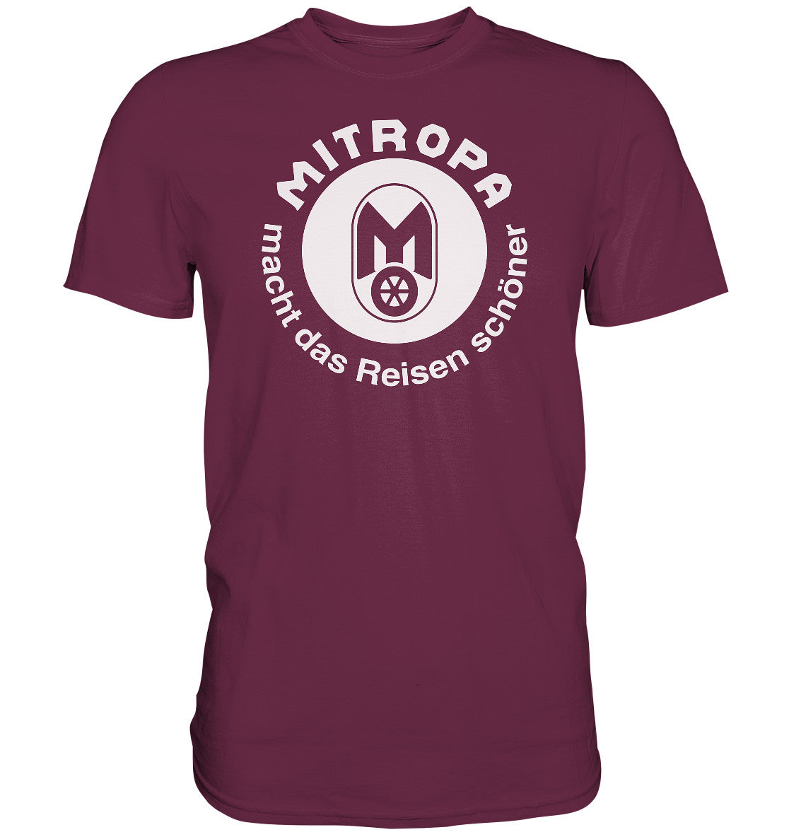 DDR Ostalgie Shirt Unisex • MITROPA MACHT DAS REISEN SCHÖNER - dunkel