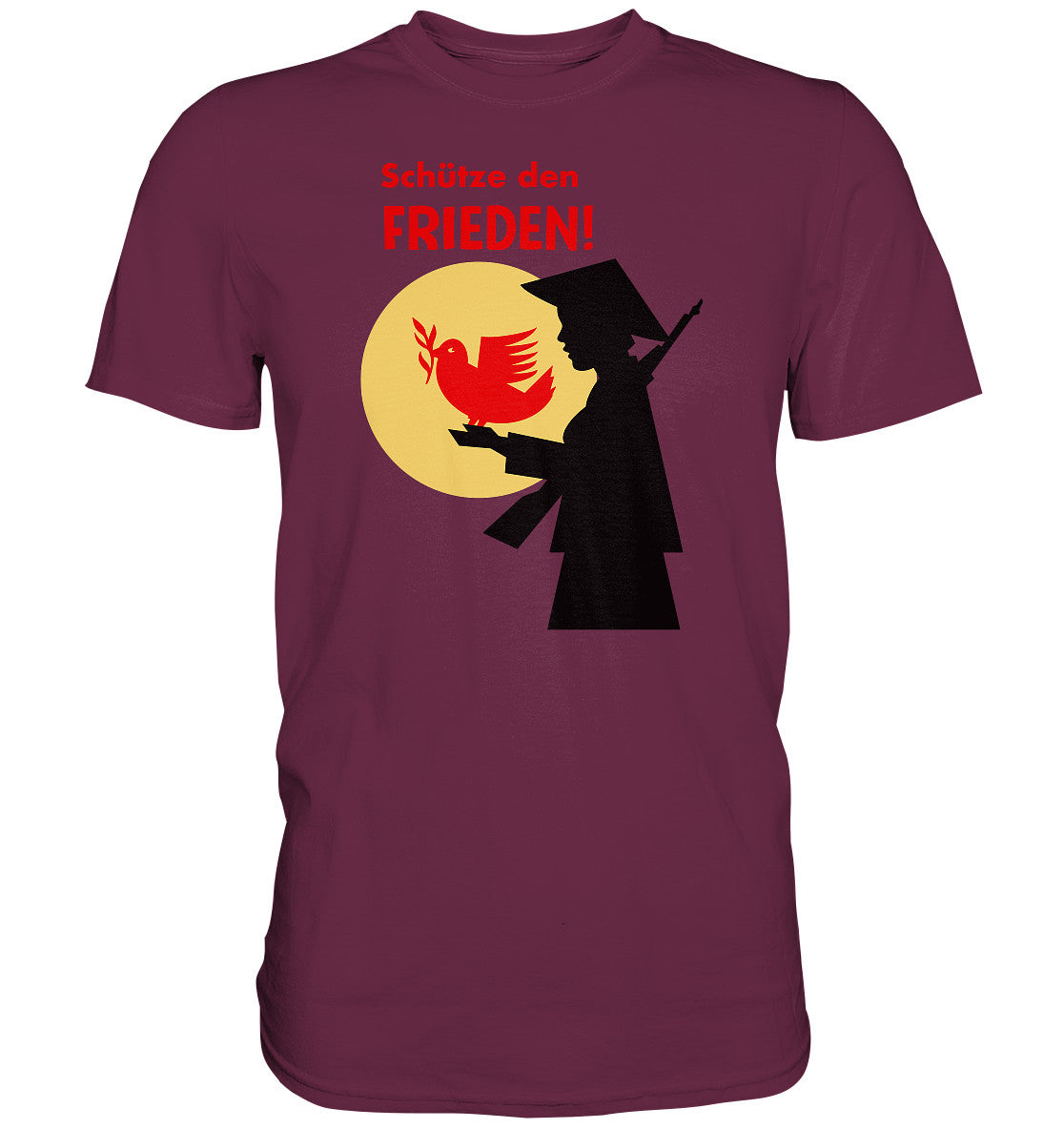 DDR Ostalgie Shirt Unisex • SCHÜTZE DEN FRIEDEN! SOLIDARITÄT MIT VIETNAM
