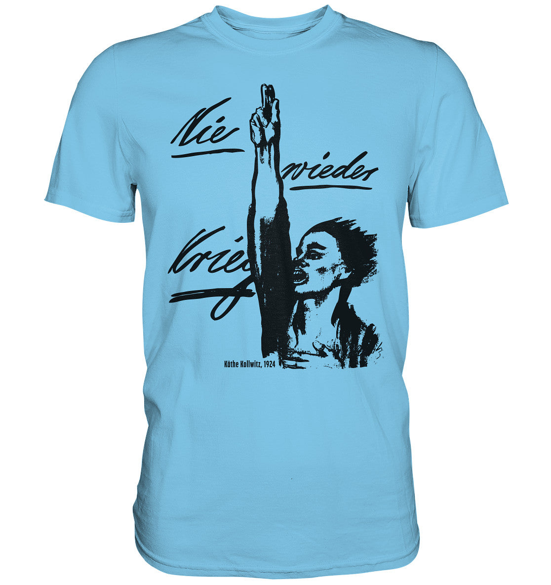 DDR Ostalgie Shirt Unisex • NIE WIEDER KRIEG - KÄTHE KOLLWITZ