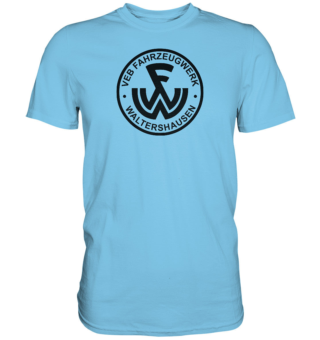 DDR Ostalgie Shirt Unisex • VEB FAHRZEUGWERK WALTERSHAUSEN - hell