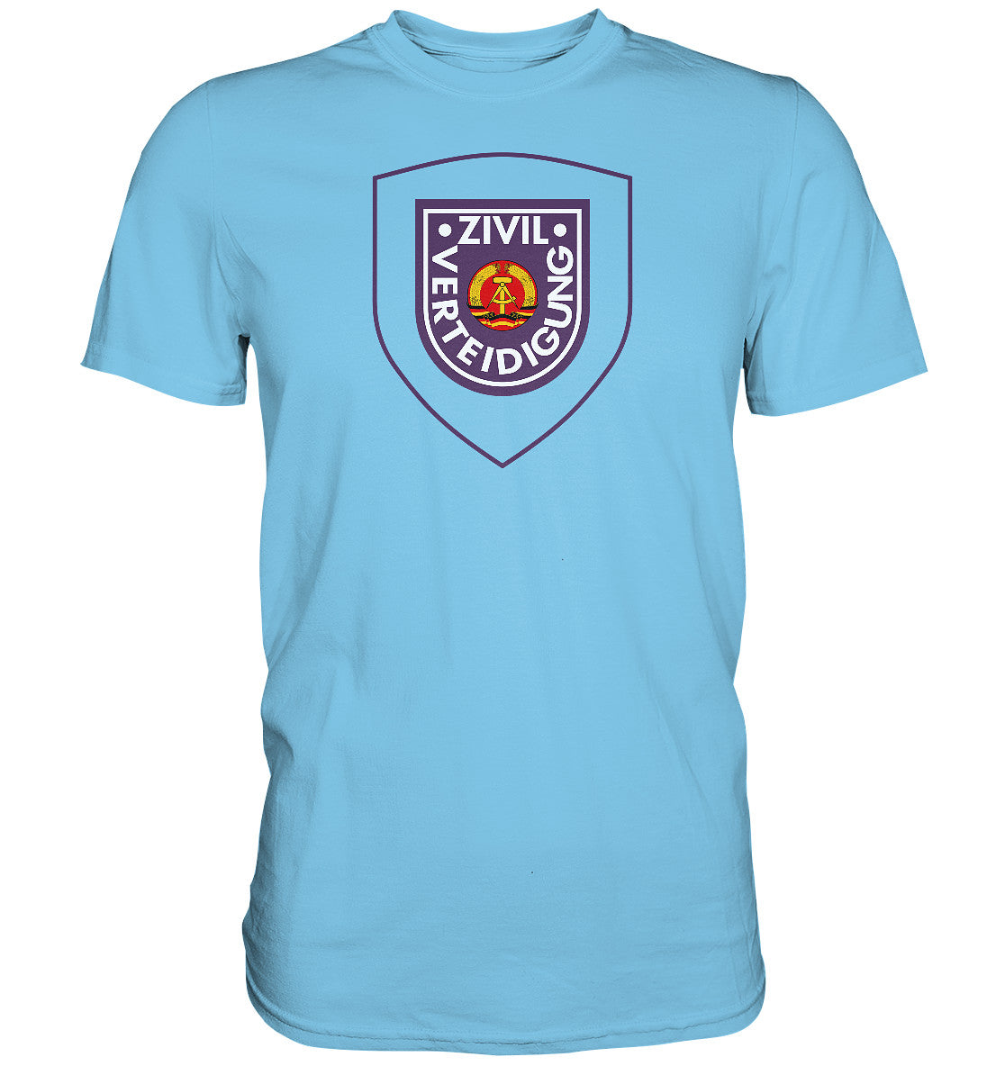 DDR Ostalgie Shirt Unisex • DDR ZIVILVERTEIDIGUNG