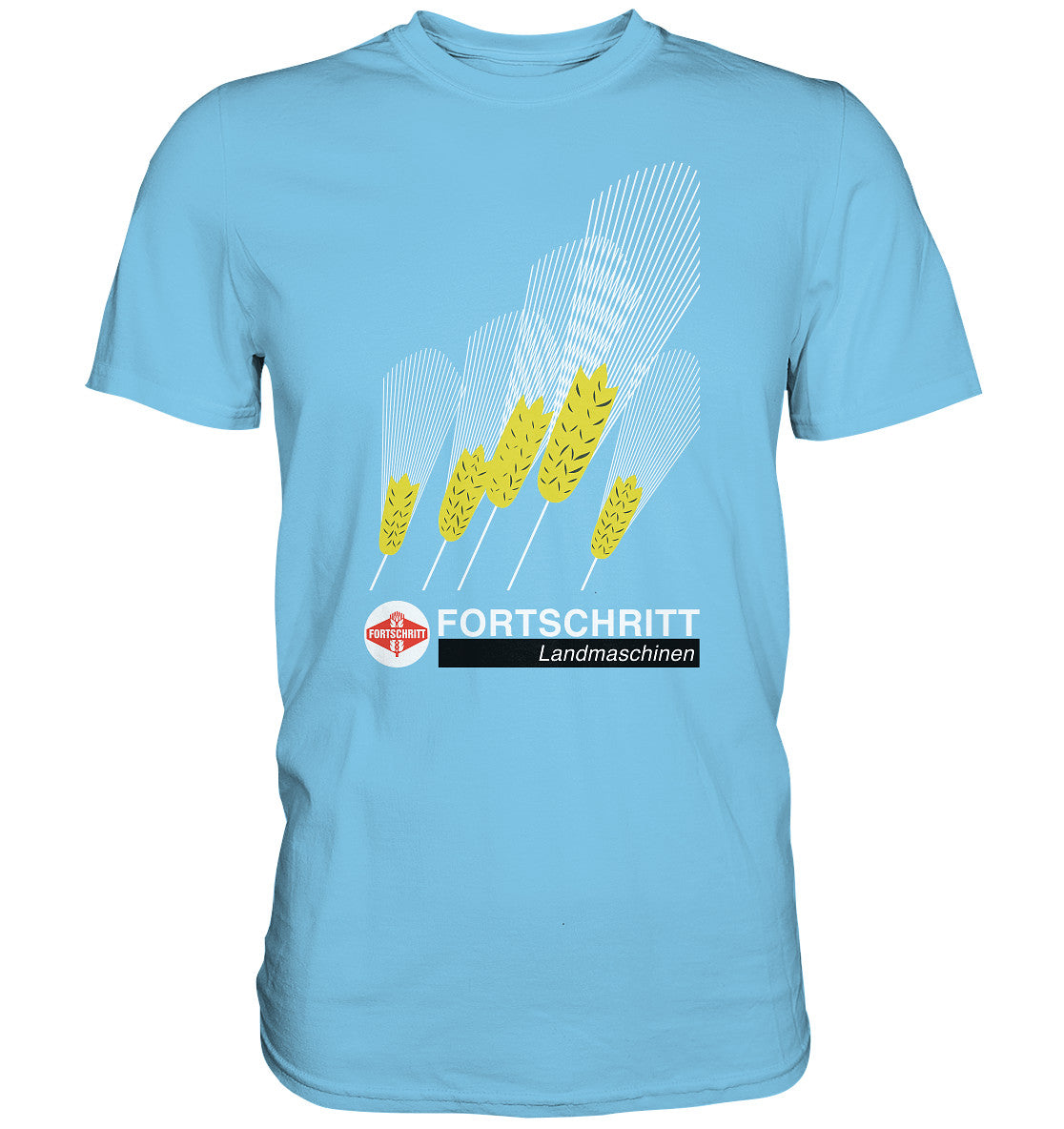 DDR Ostalgie Shirt Unisex • FORTSCHRITT LANDMASCHINEN - PLAKATMOTIV