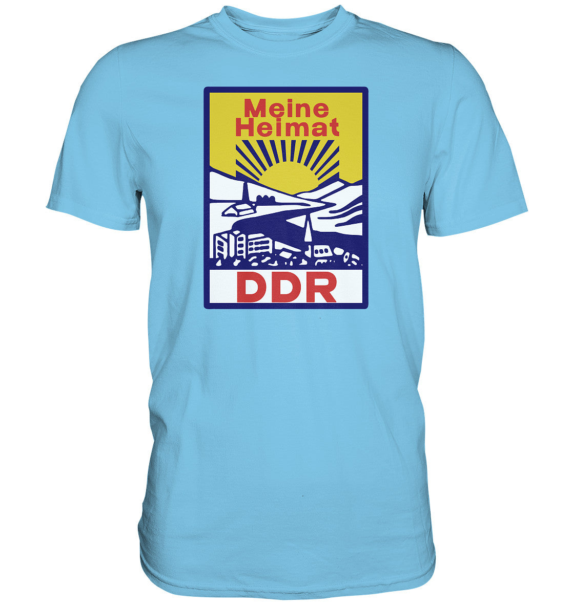 DDR Ostalgie Shirt Unisex • MEINE HEIMAT DDR