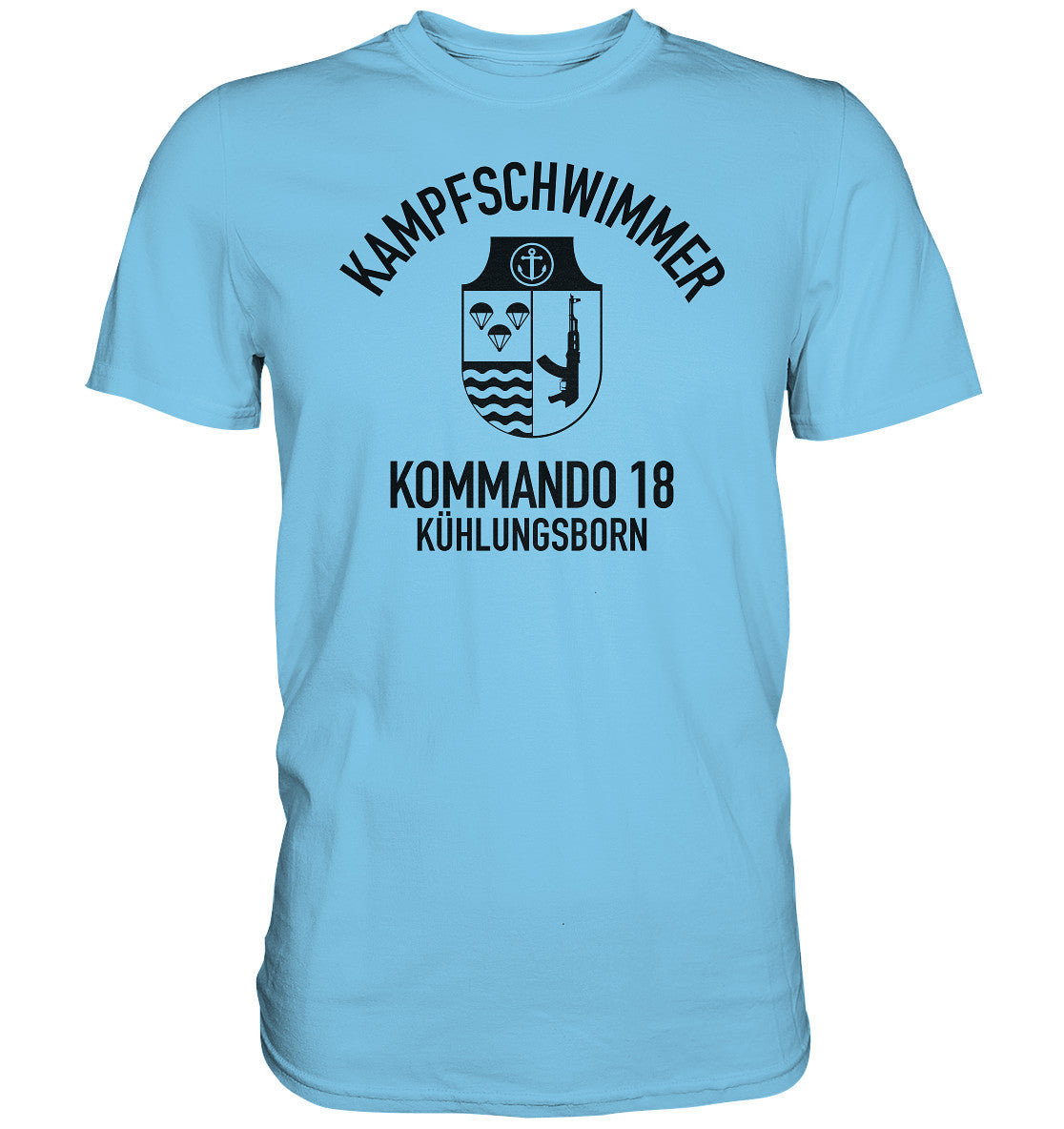 DDR Ostalgie Shirt Unisex • DDR KAMPFSCHWIMMER KÜHLUNGSBORN - hell