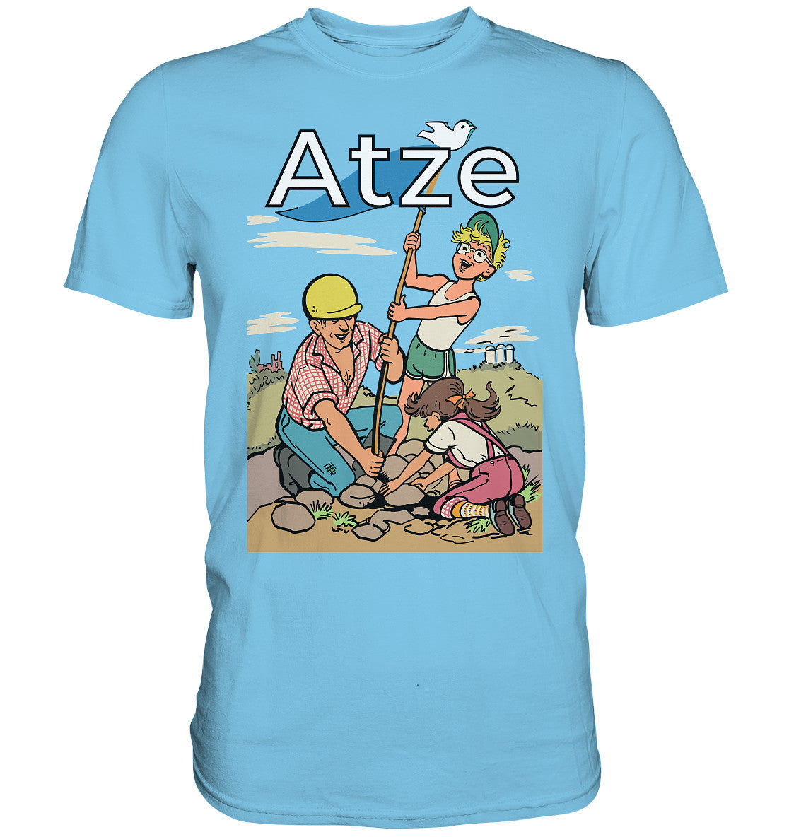 DDR Ostalgie Shirt Unisex • ATZE - TITEL FRIEDENSFLAGGE
