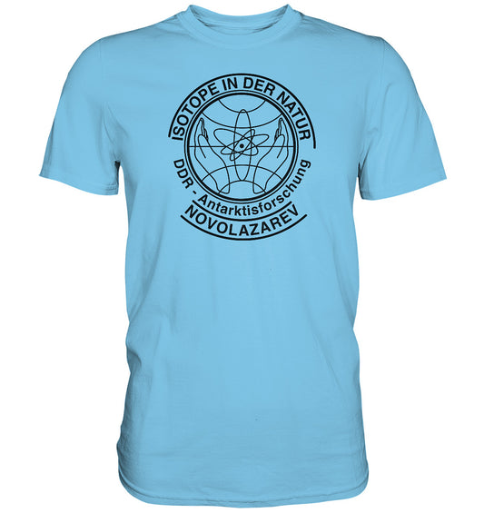 DDR Ostalgie Shirt Unisex • ISOTOPE IN DER NATUR, DDR-ANTARKTISFORSCHUNG