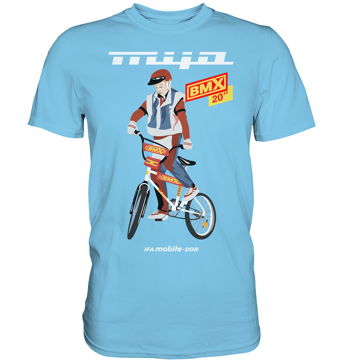 DDR Ostalgie Shirt Unisex • MIFA BMX - ORIGINAL WERBUNG