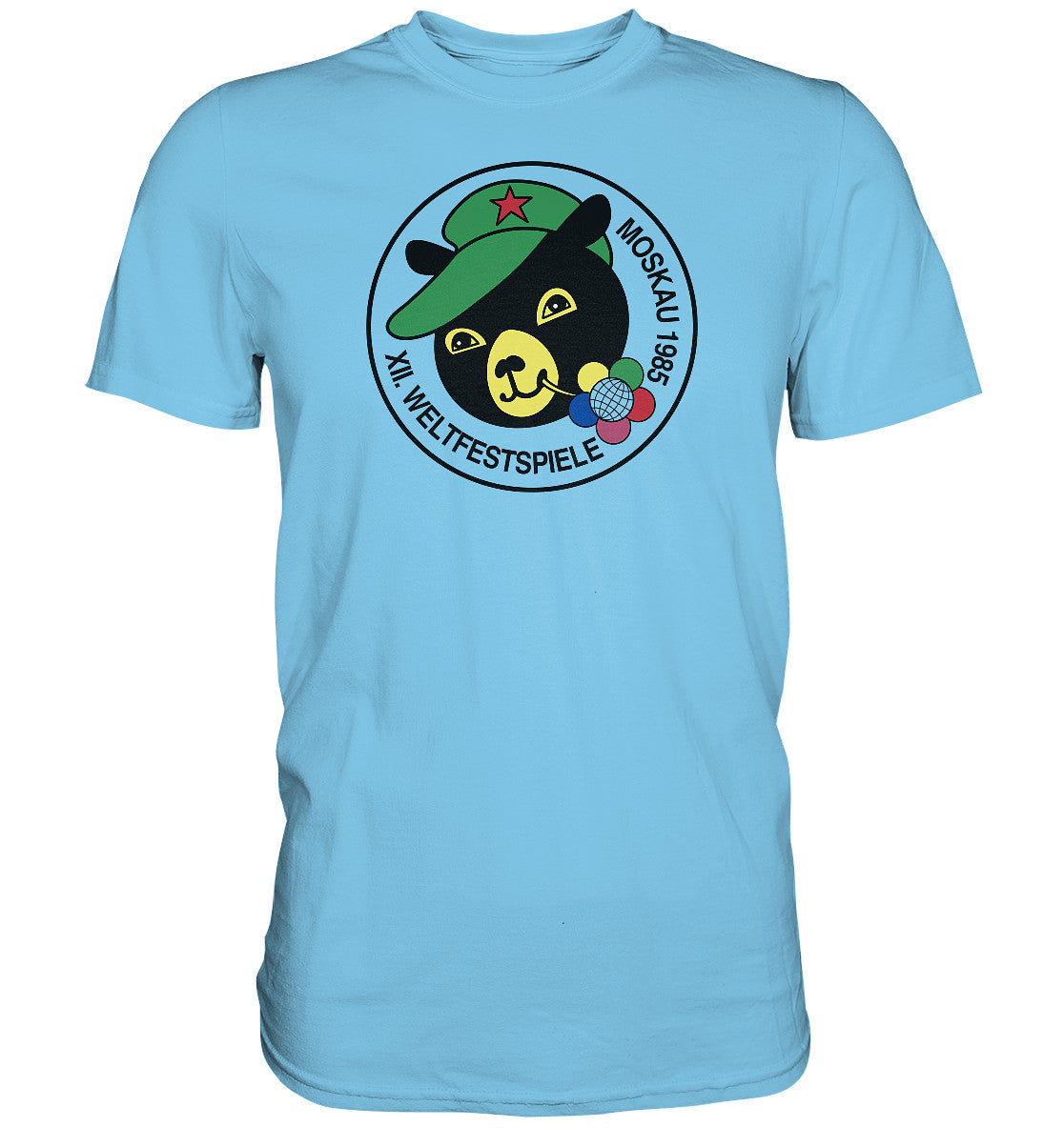 DDR Ostalgie Shirt Unisex • WELTFESTSPIELE, MOSKAU 1985