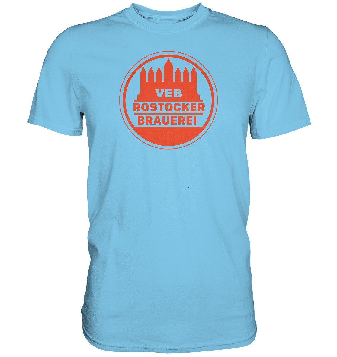 DDR Ostalgie Shirt Unisex • VEB ROSTOCKER BRAUEREI