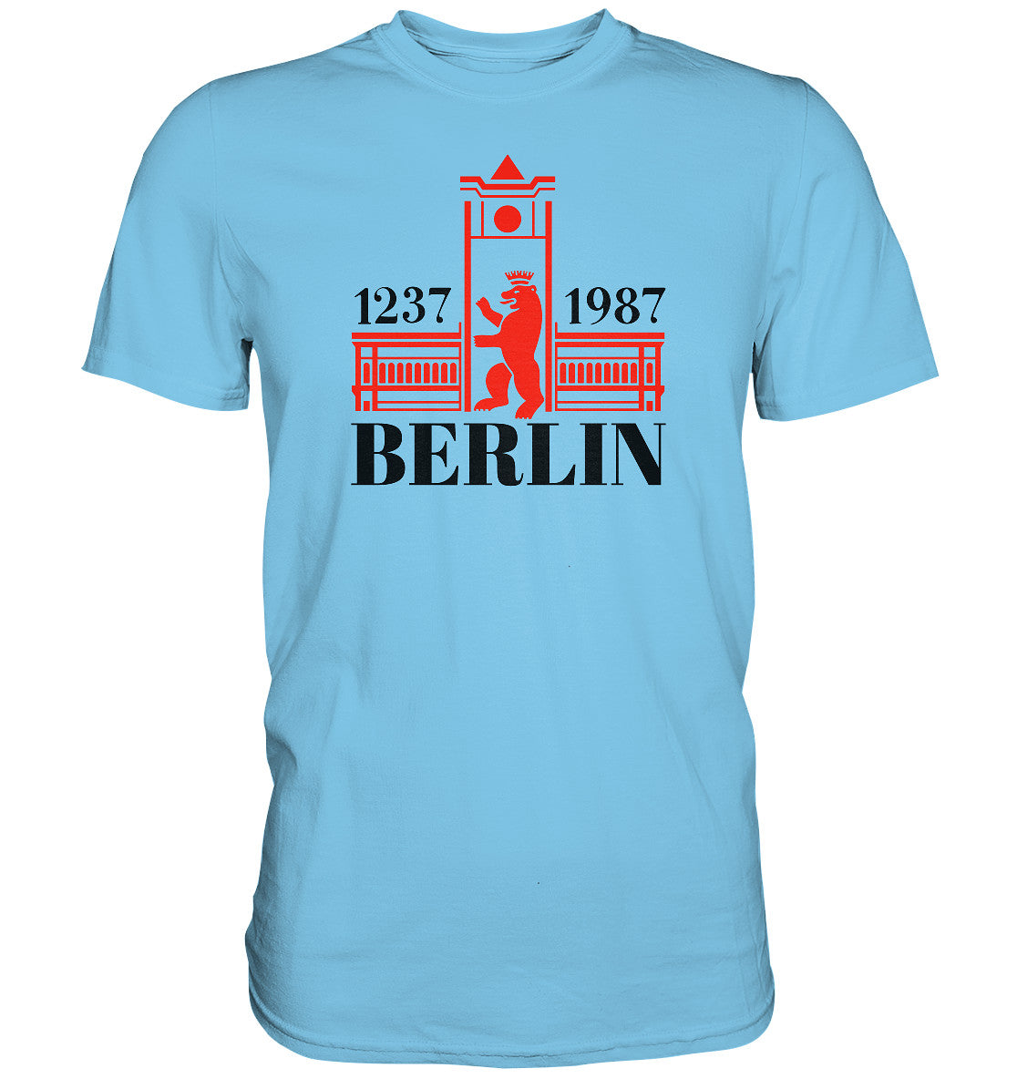 DDR Ostalgie Shirt Unisex • BERLIN 1237-1987