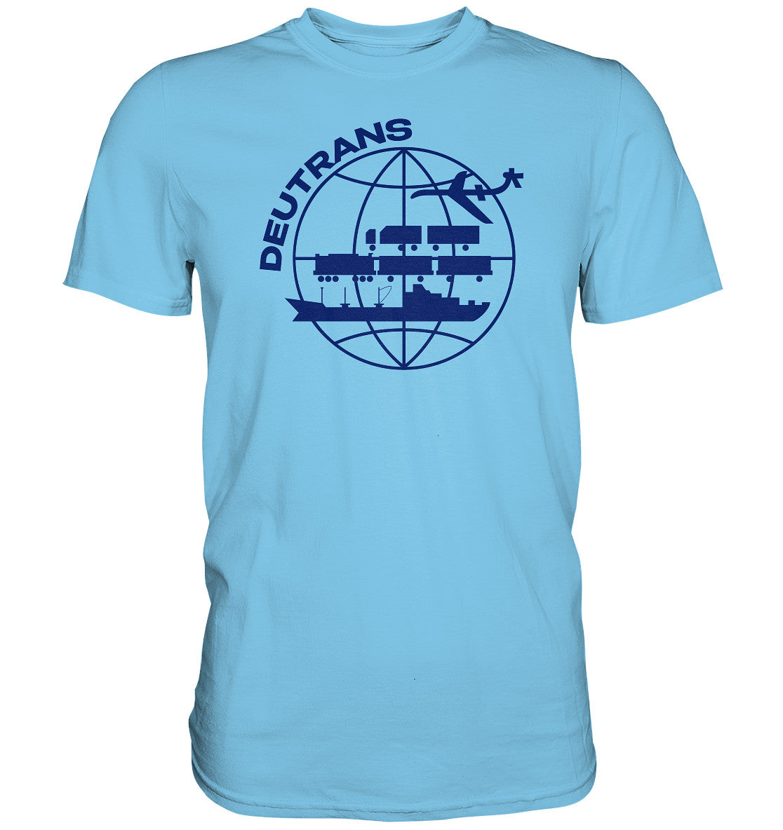 DDR Ostalgie Shirt Unisex • DEUTRANS - DEUTSCH-RUSSISCHE TRANSPORT-AKTIENGESELLSCHAFT