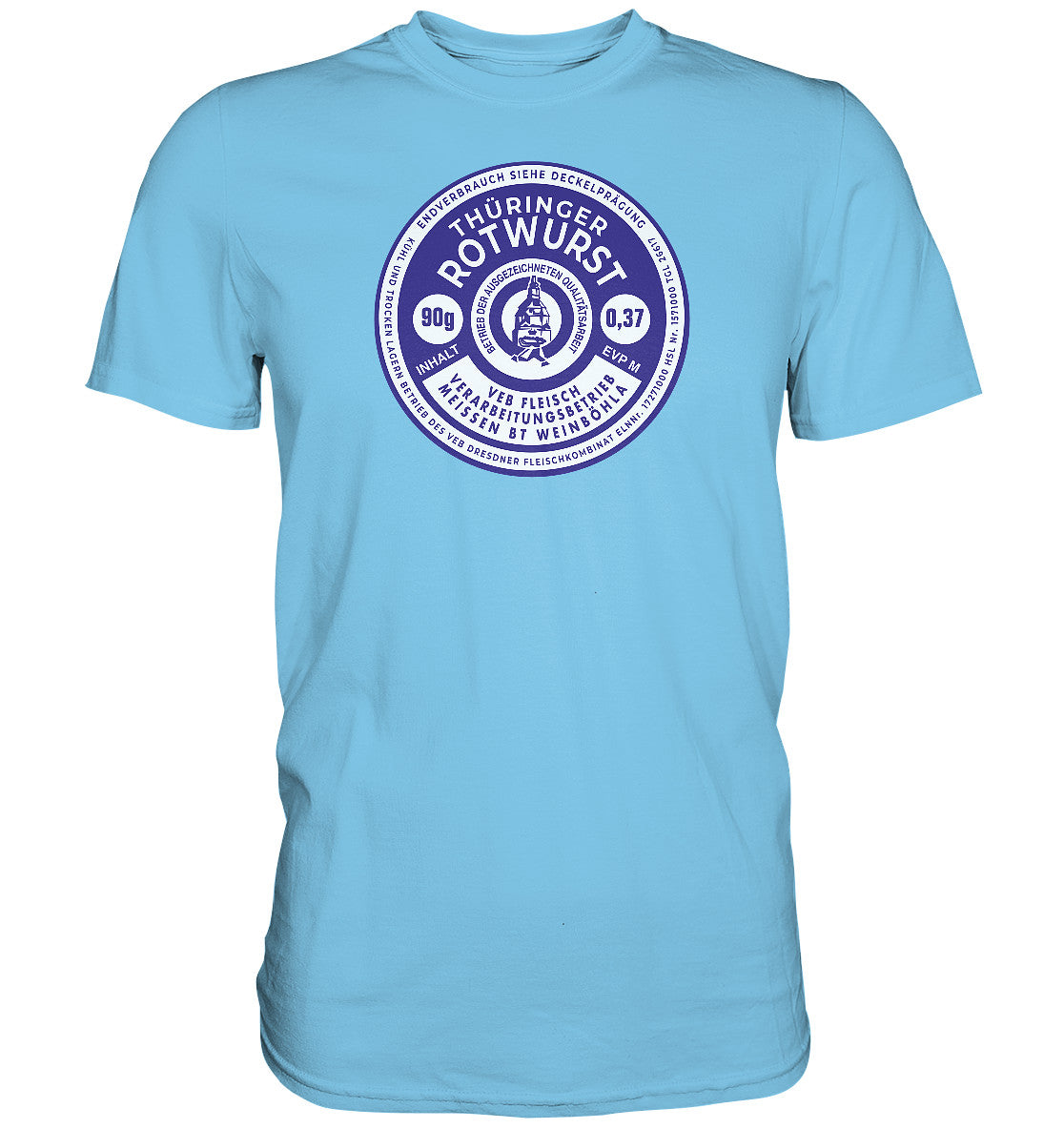 DDR Ostalgie Shirt Unisex • THÜRINGER ROTWURST KONSERVE