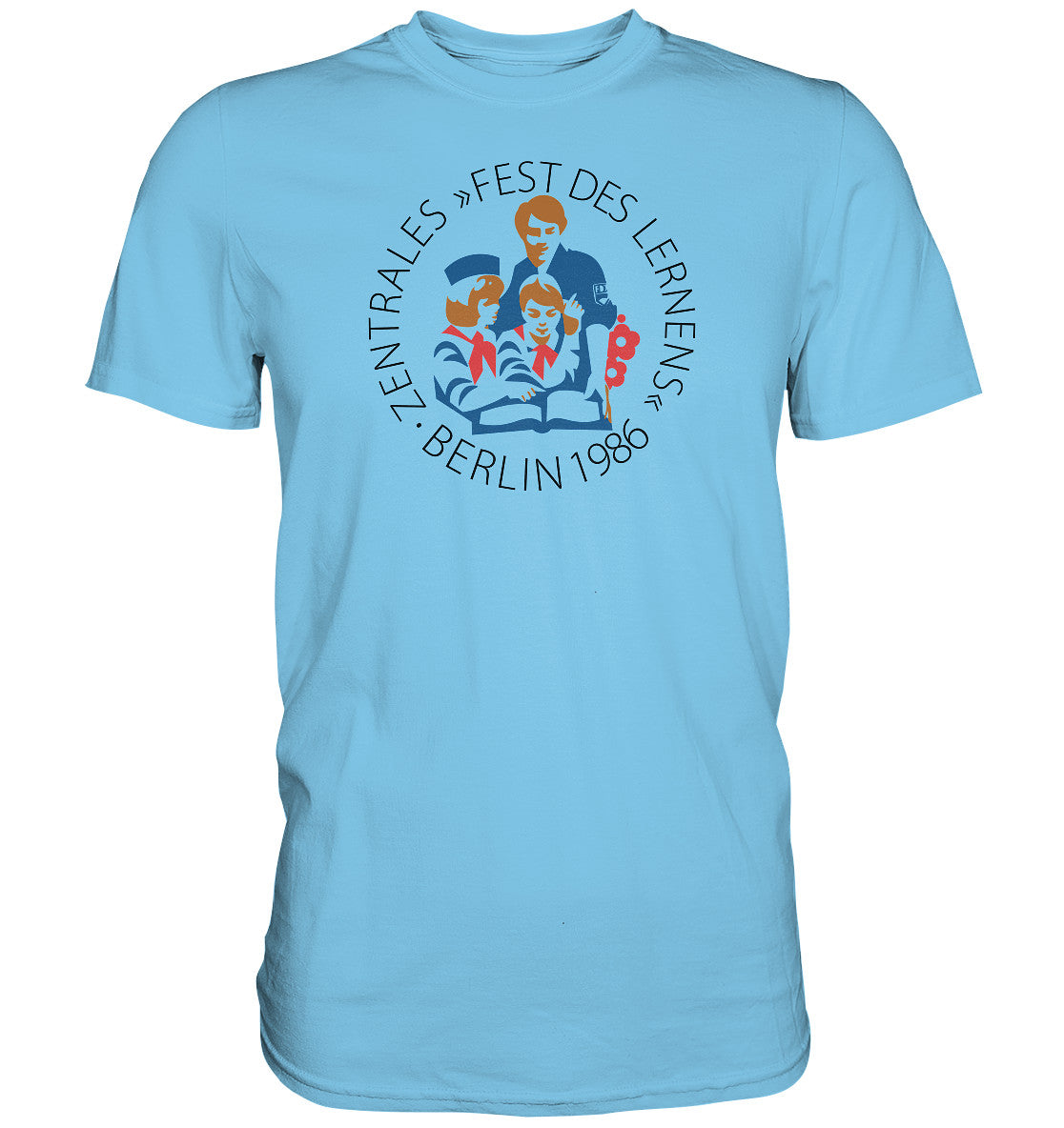 DDR Ostalgie Shirt Unisex • FEST DES LERNENS, BERLIN 1986