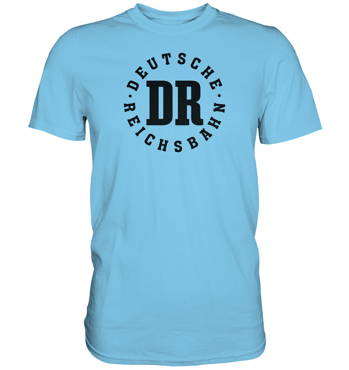 DDR Ostalgie Shirt Unisex • DR DEUTSCHE REICHSBAHN - hell