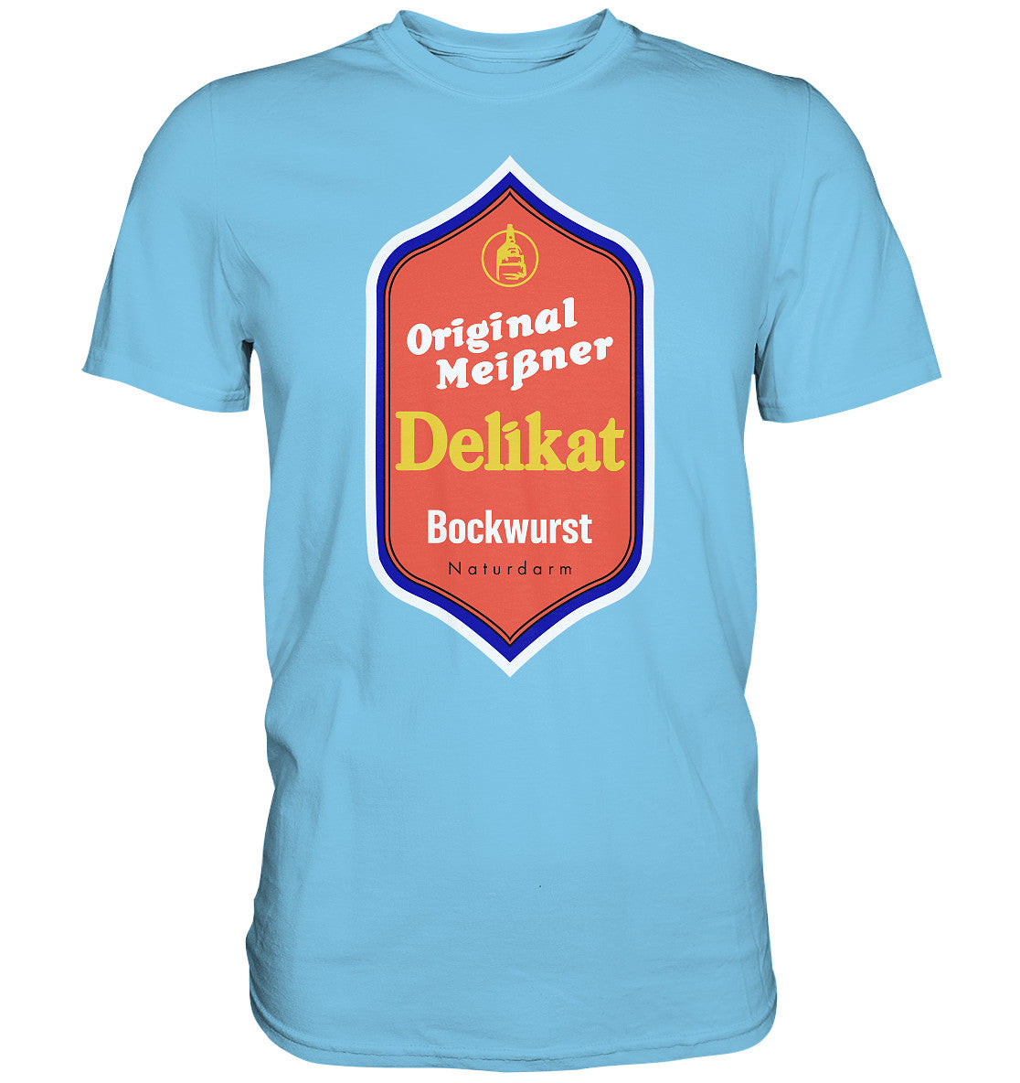 DDR Ostalgie Shirt Unisex • MEISSNER DELIKAT BOCKWURST