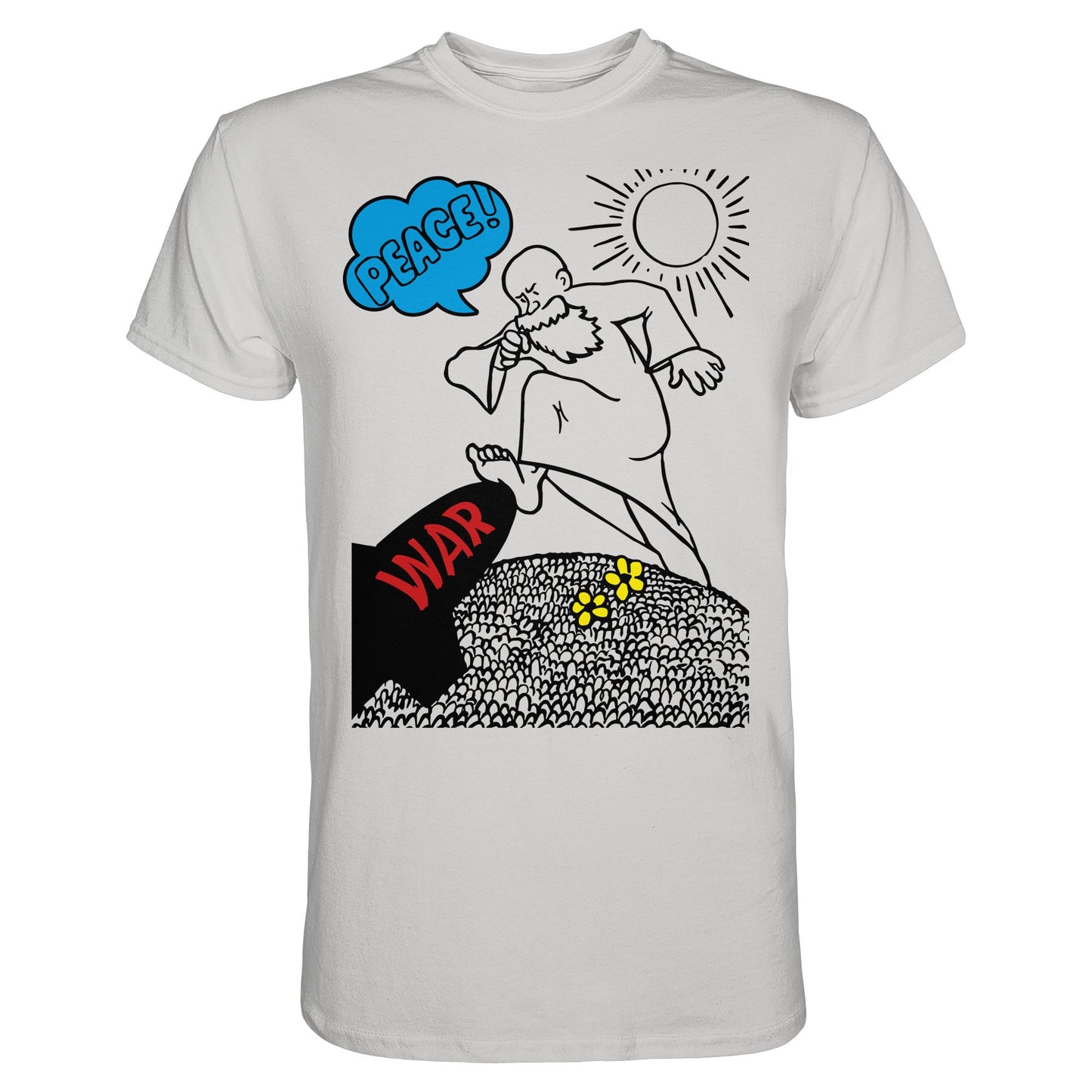 DDR Ostalgie Shirt Unisex • PEACE & WAR (ORIGINAL DDR-PLAKAT)