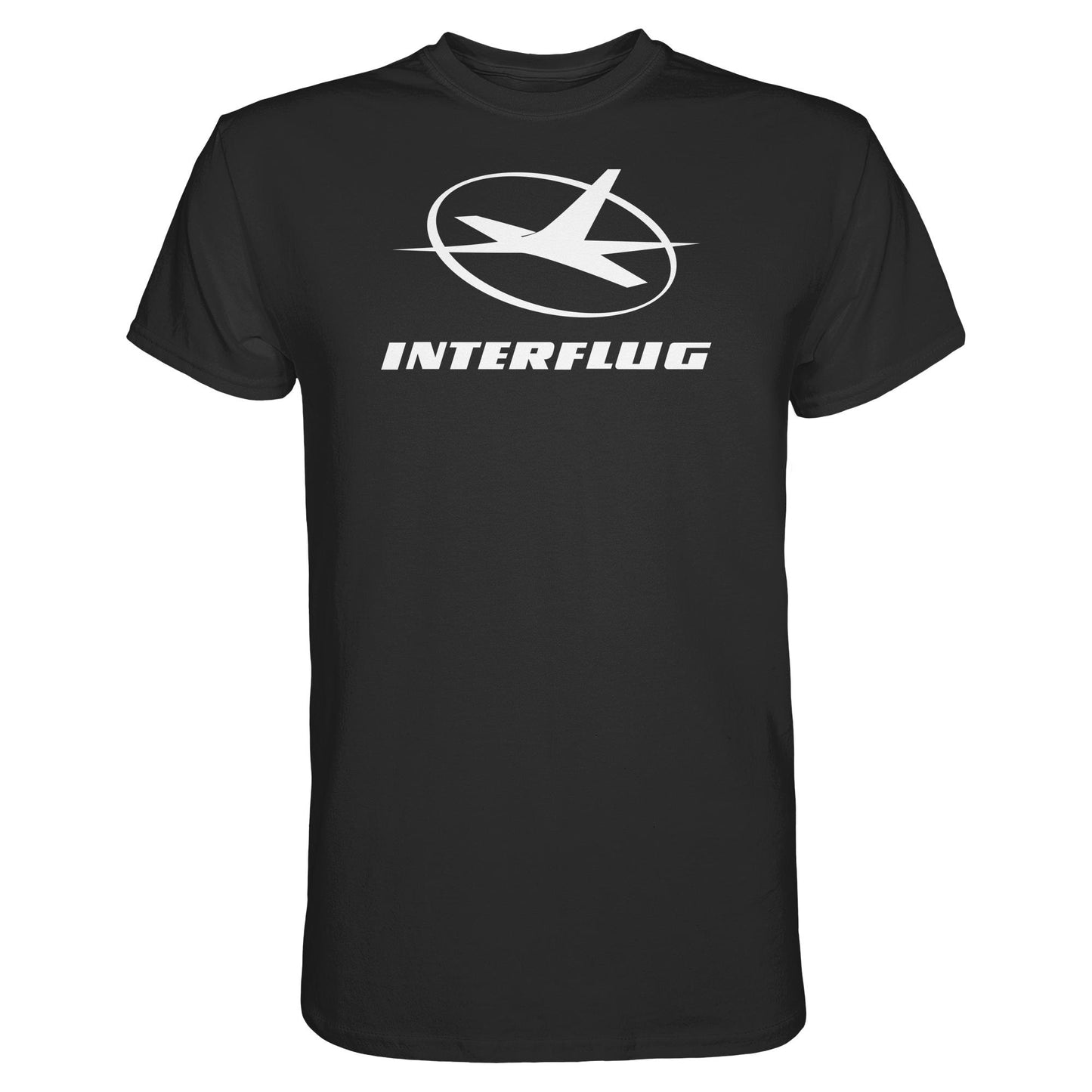 DDR Ostalgie Shirt Unisex • INTERFLUG MONOCHROM
