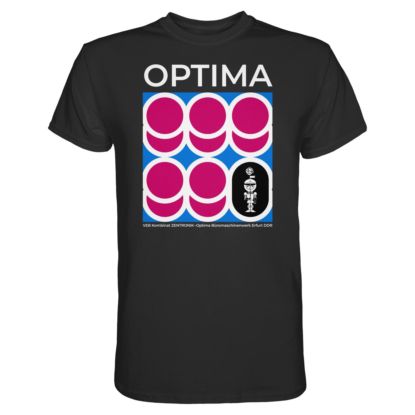 DDR Ostalgie Shirt Unisex • OPTIMA KOMBINAT ZENTRONIK ERFURT