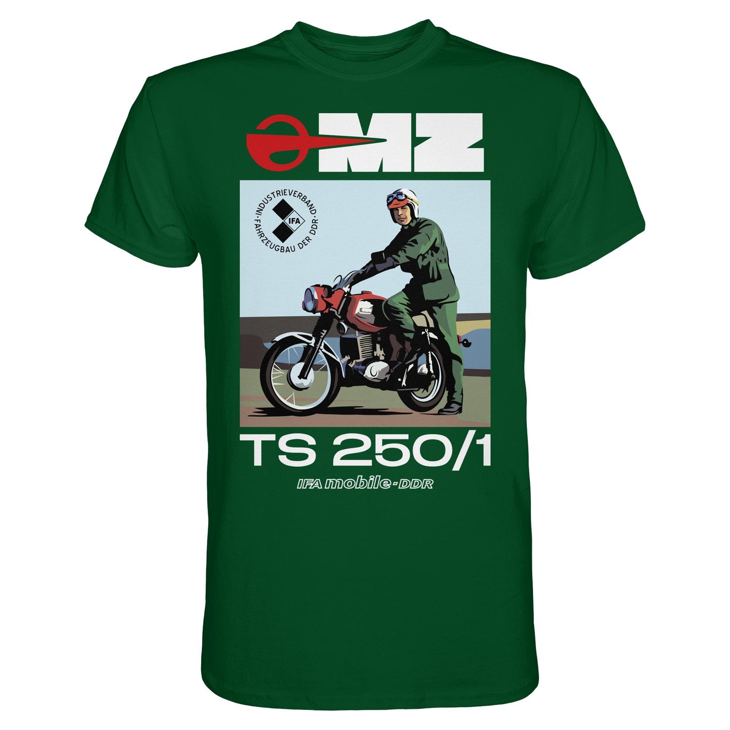 DDR Ostalgie Shirt Unisex • MZ TS 250 (ORIGINAL DDR-PLAKAT)