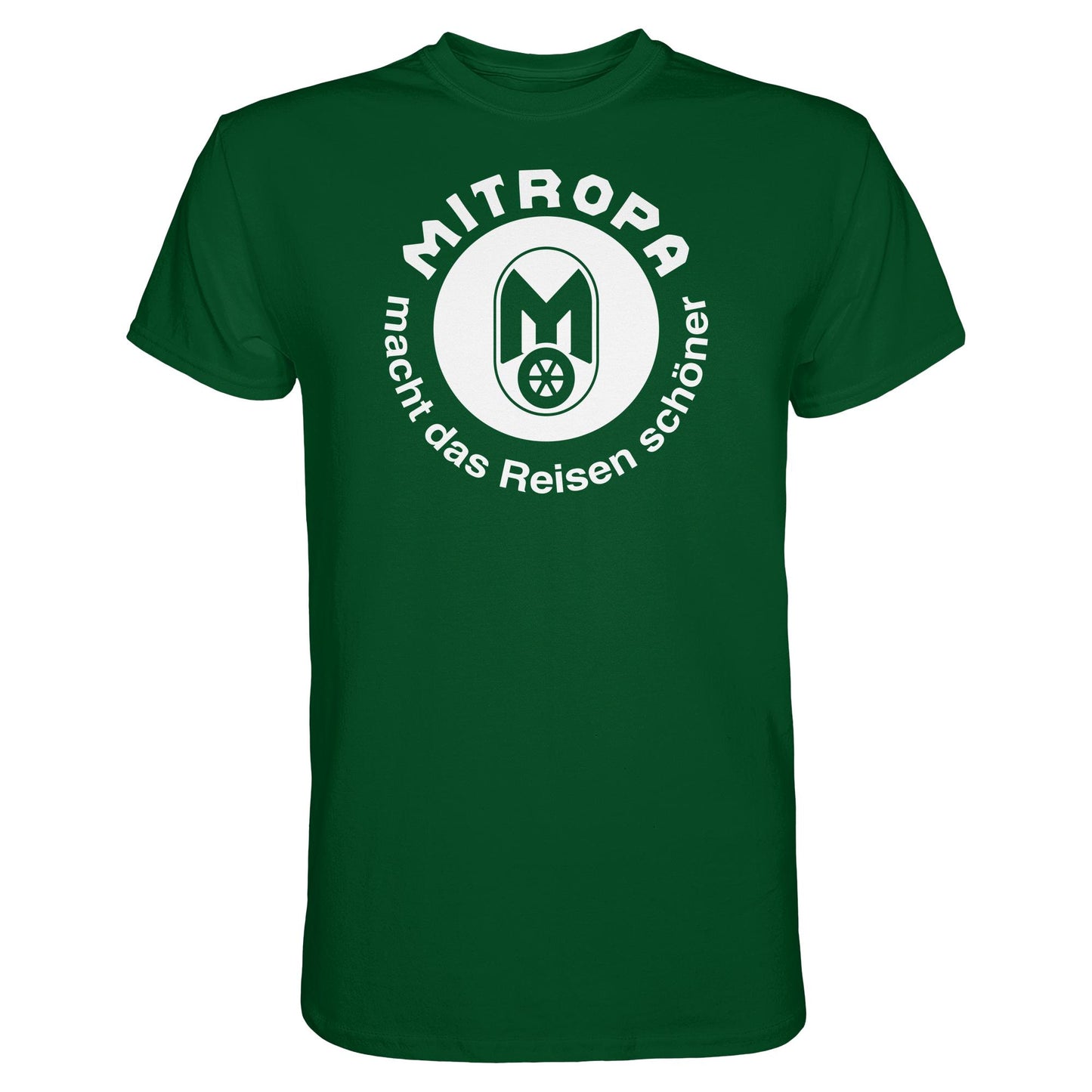 DDR Ostalgie Shirt Unisex • MITROPA MACHT DAS REISEN SCHÖNER - dunkel