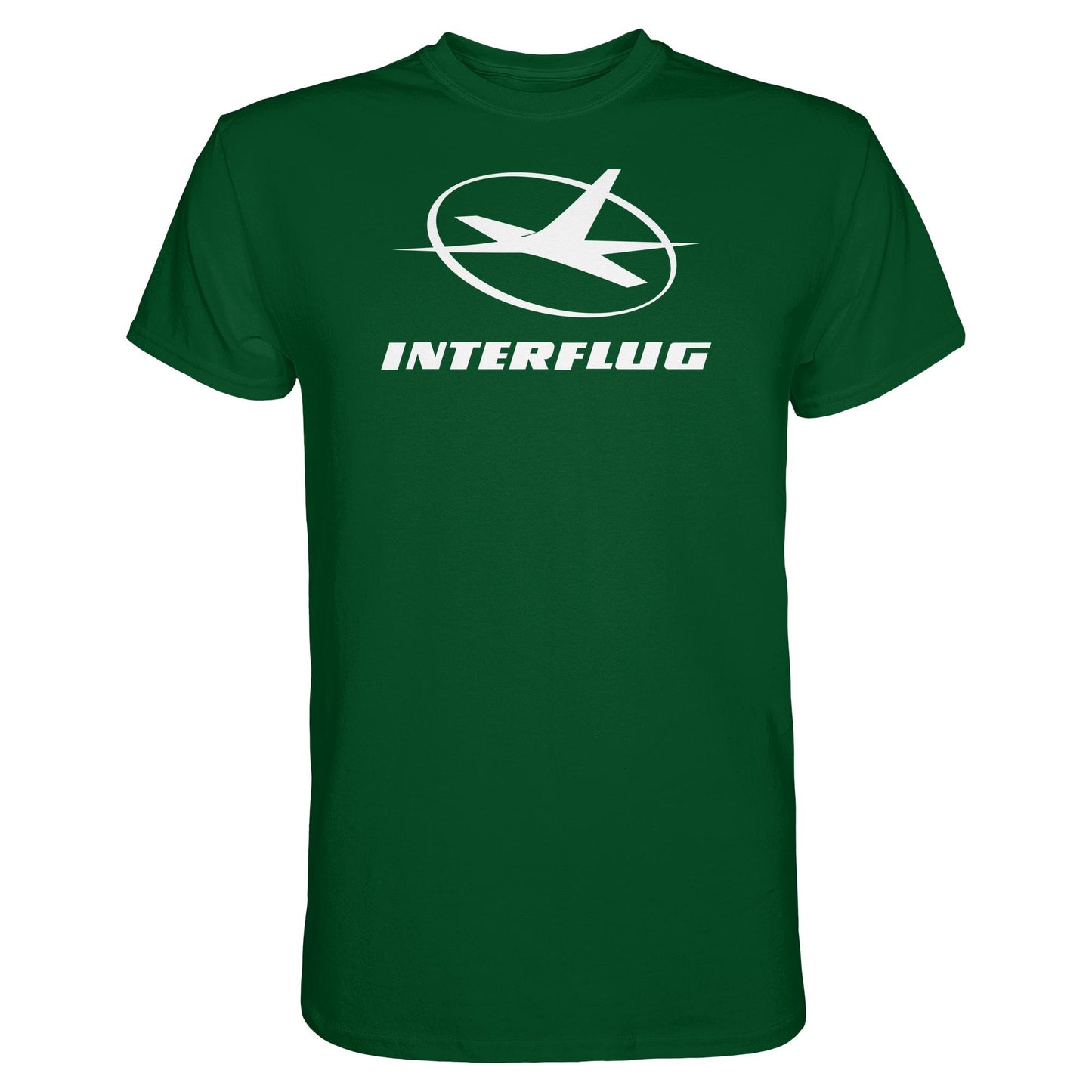 DDR Ostalgie Shirt Unisex • INTERFLUG MONOCHROM