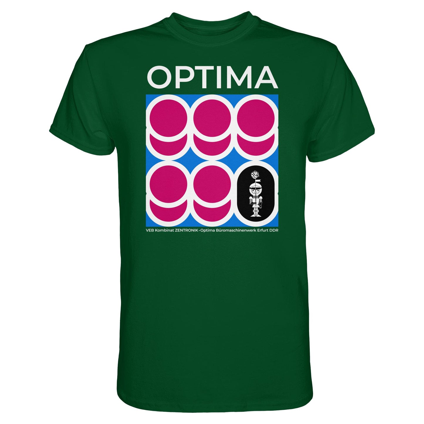 DDR Ostalgie Shirt Unisex • OPTIMA KOMBINAT ZENTRONIK ERFURT