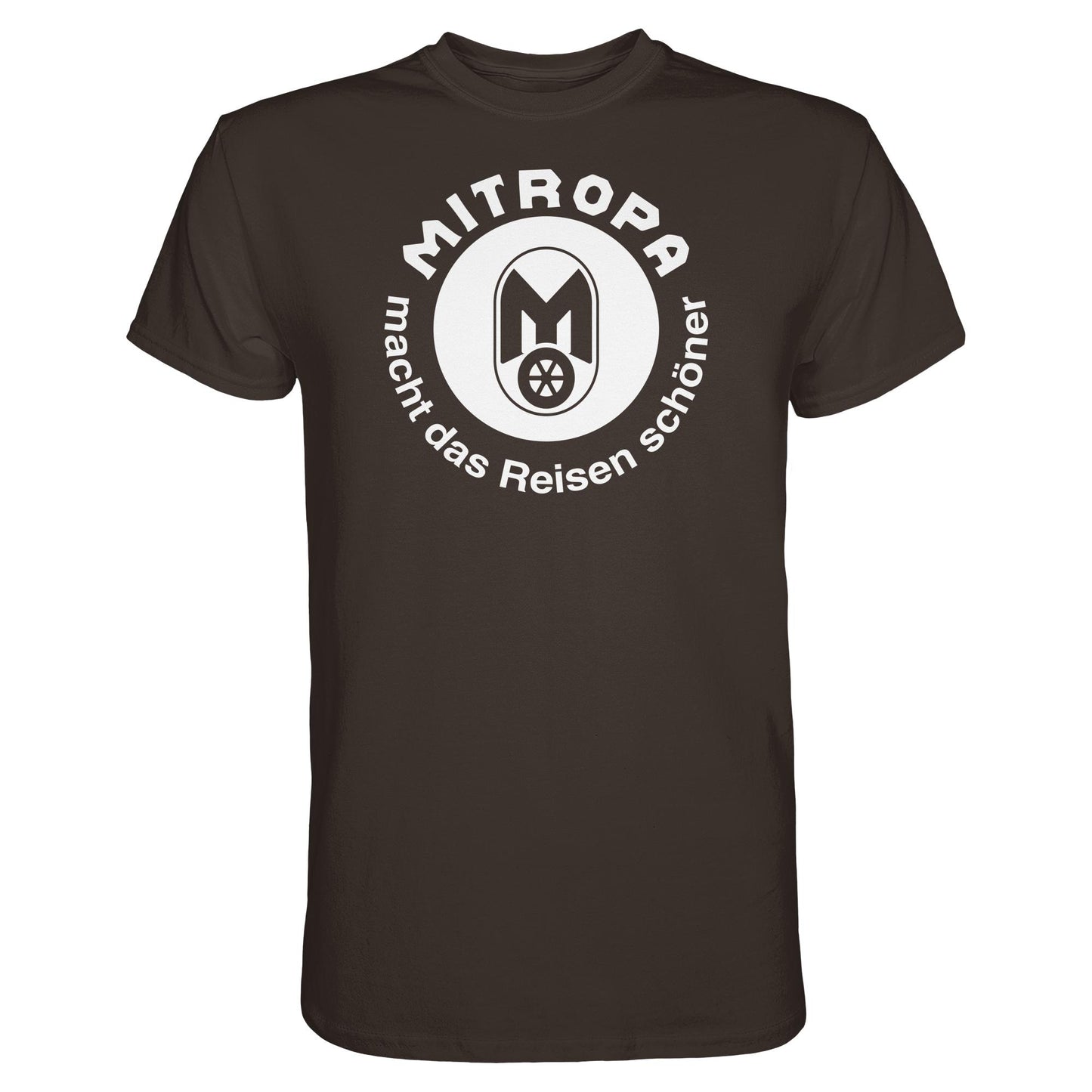 DDR Ostalgie Shirt Unisex • MITROPA MACHT DAS REISEN SCHÖNER - dunkel