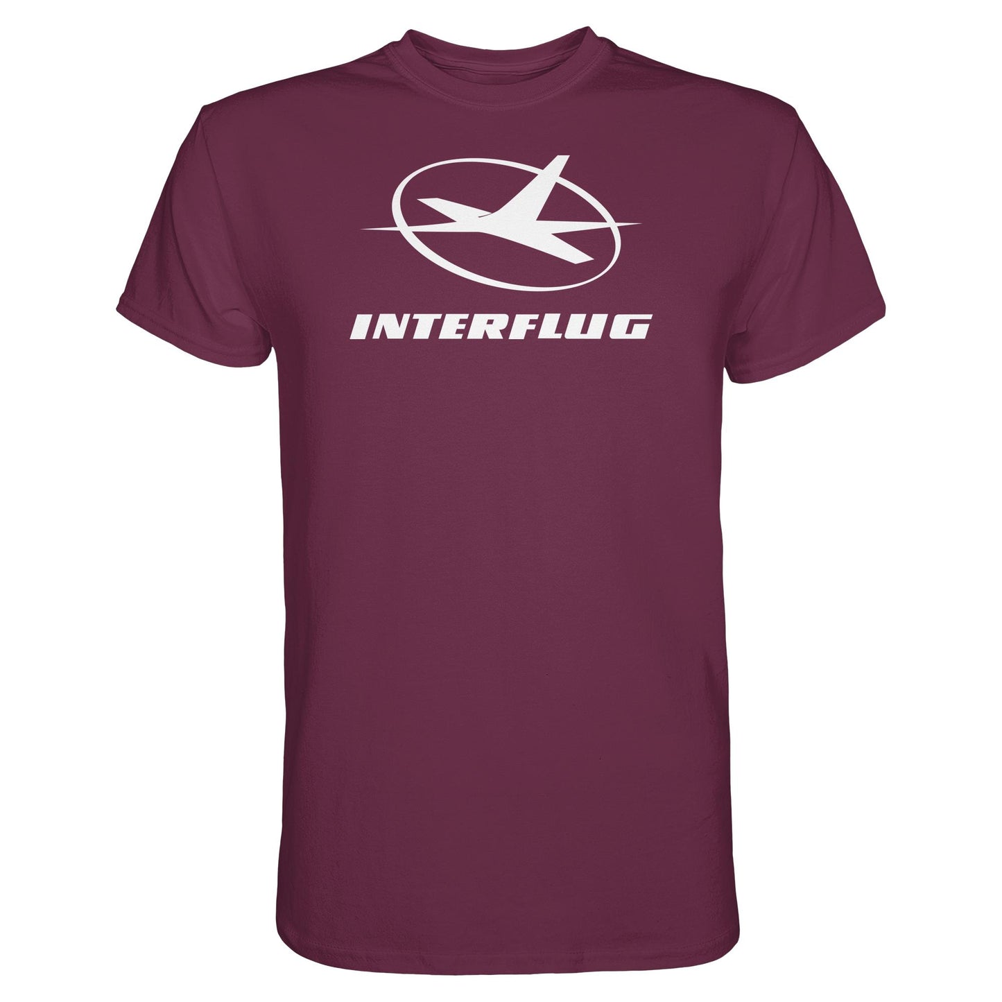 DDR Ostalgie Shirt Unisex • INTERFLUG MONOCHROM